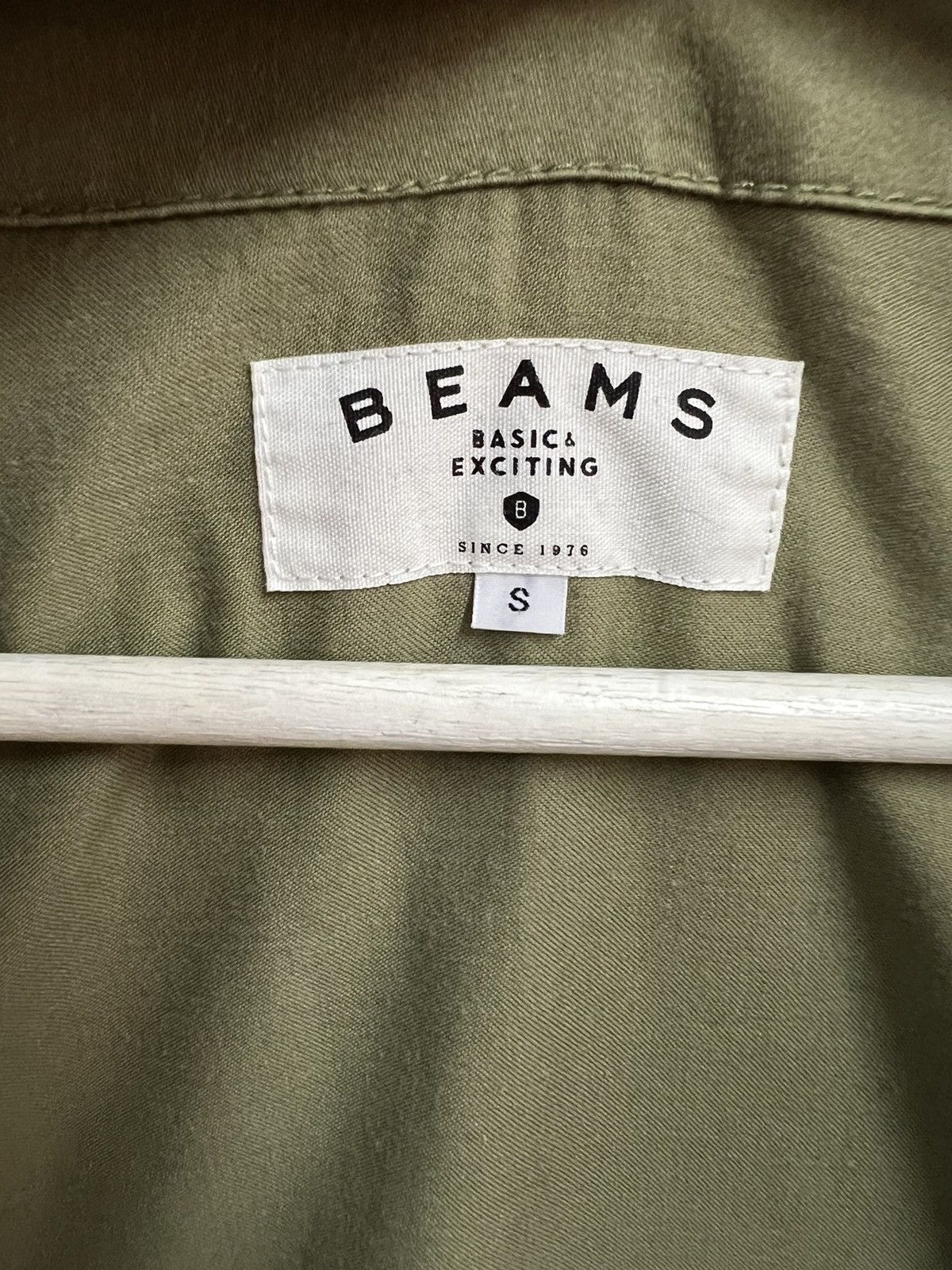 Beams Plus × Japanese Brand 💥 BEAMS RIPSTOP SLANK POCKET MILITARY STYLE JACKET Size US S / EU 44-46 / 1 - 7 Thumbnail