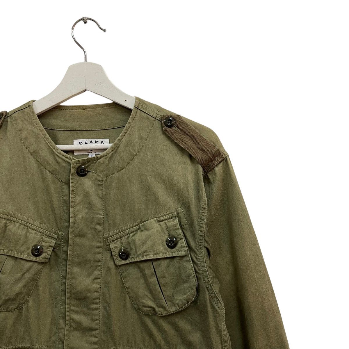 Beams Plus × Japanese Brand 💥 BEAMS RIPSTOP SLANK POCKET MILITARY STYLE JACKET Size US S / EU 44-46 / 1 - 3 Thumbnail