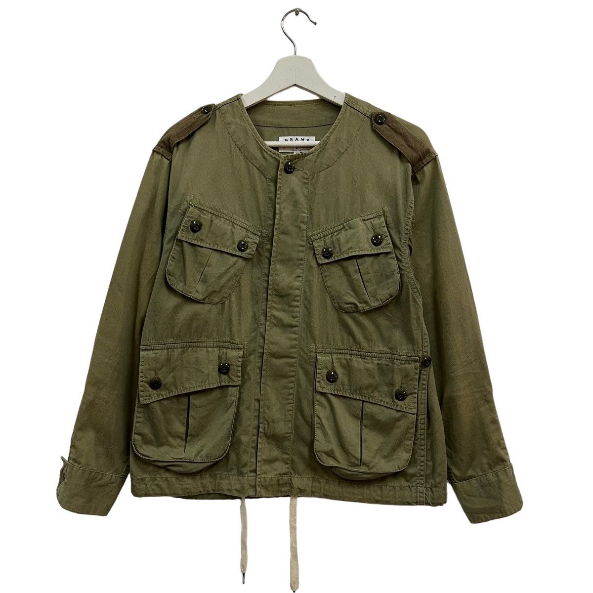 Beams Plus × Japanese Brand 💥 BEAMS RIPSTOP SLANK POCKET MILITARY STYLE JACKET Size US S / EU 44-46 / 1 - 1 Thumbnail