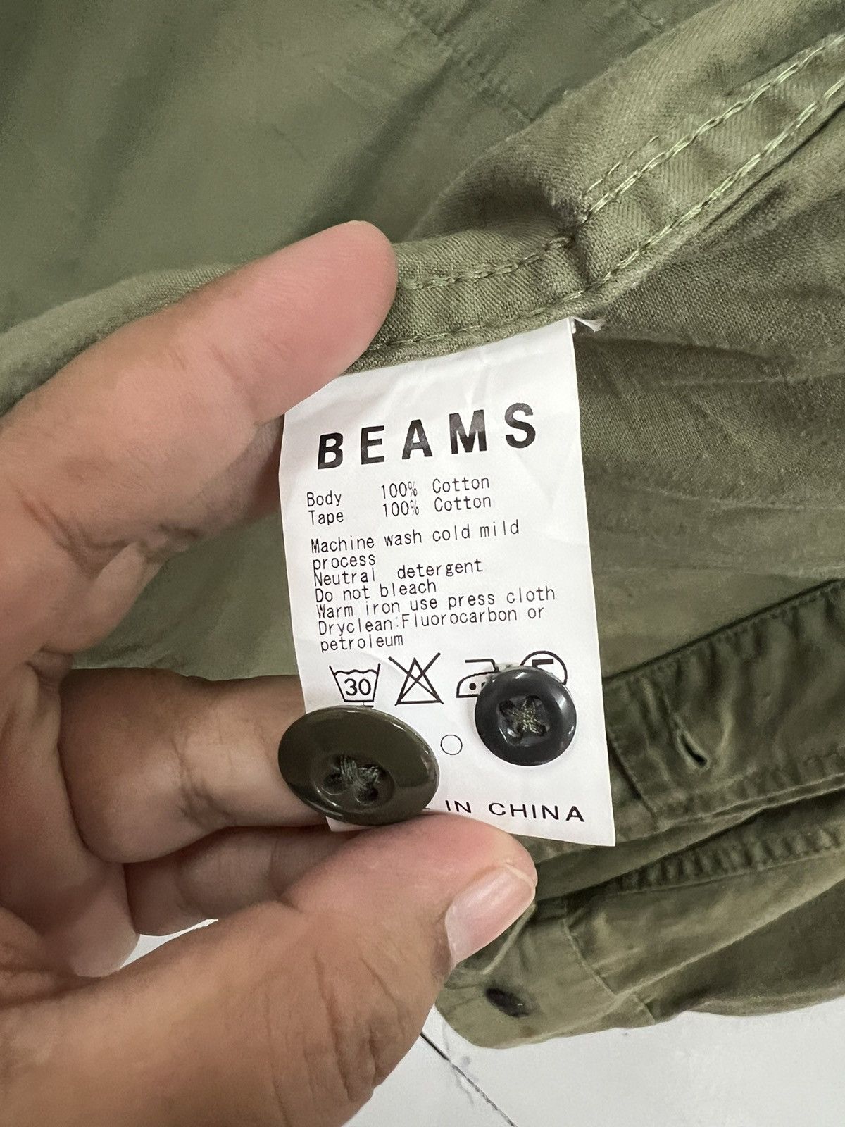 Beams Plus × Japanese Brand 💥 BEAMS RIPSTOP SLANK POCKET MILITARY STYLE JACKET Size US S / EU 44-46 / 1 - 8 Thumbnail