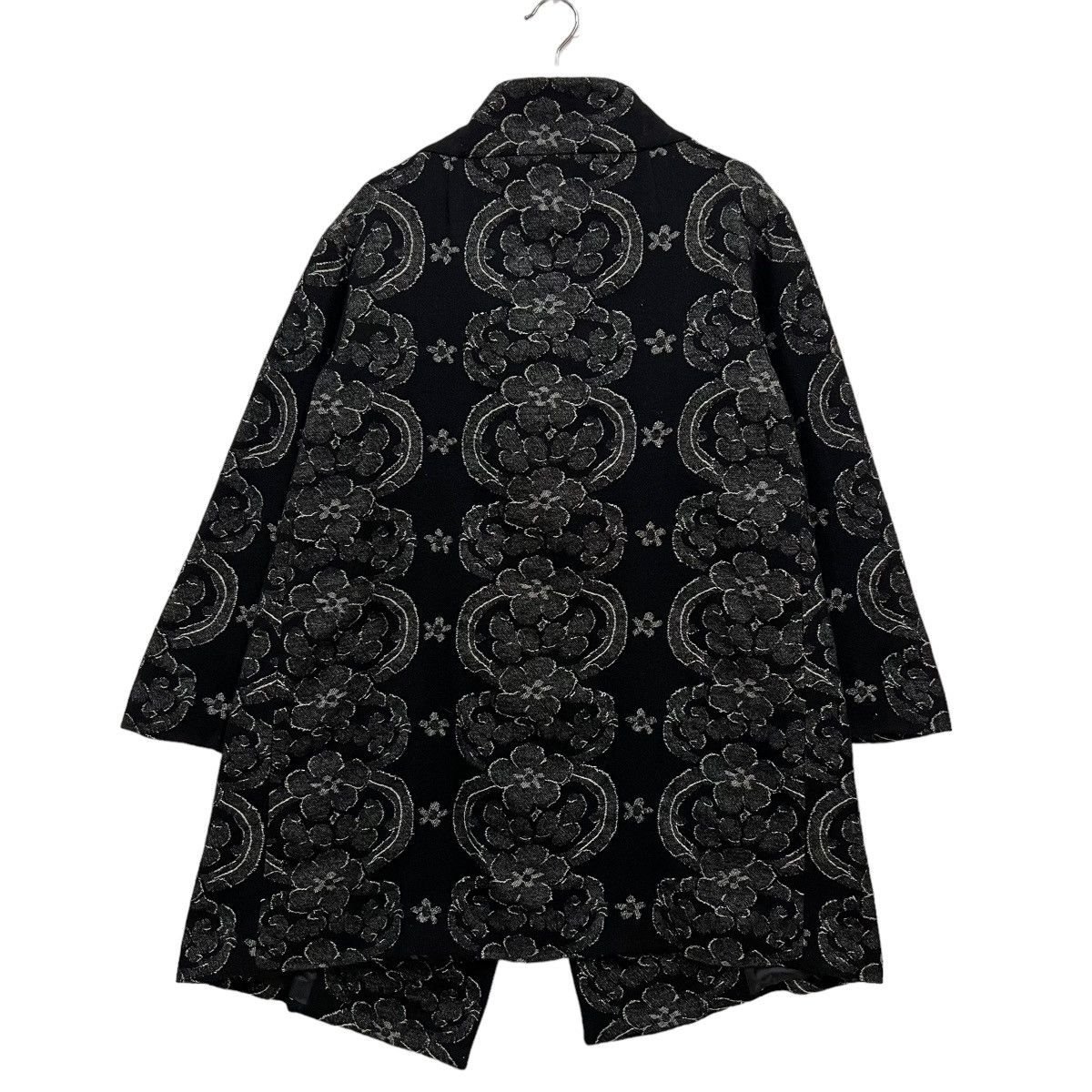 Hiroko Koshino Homme × Japanese Brand 💥 HIROKO KOSHINO FLOWER WOOL COAT JACKET Size US S / EU 44-46 / 1 - 5 Thumbnail