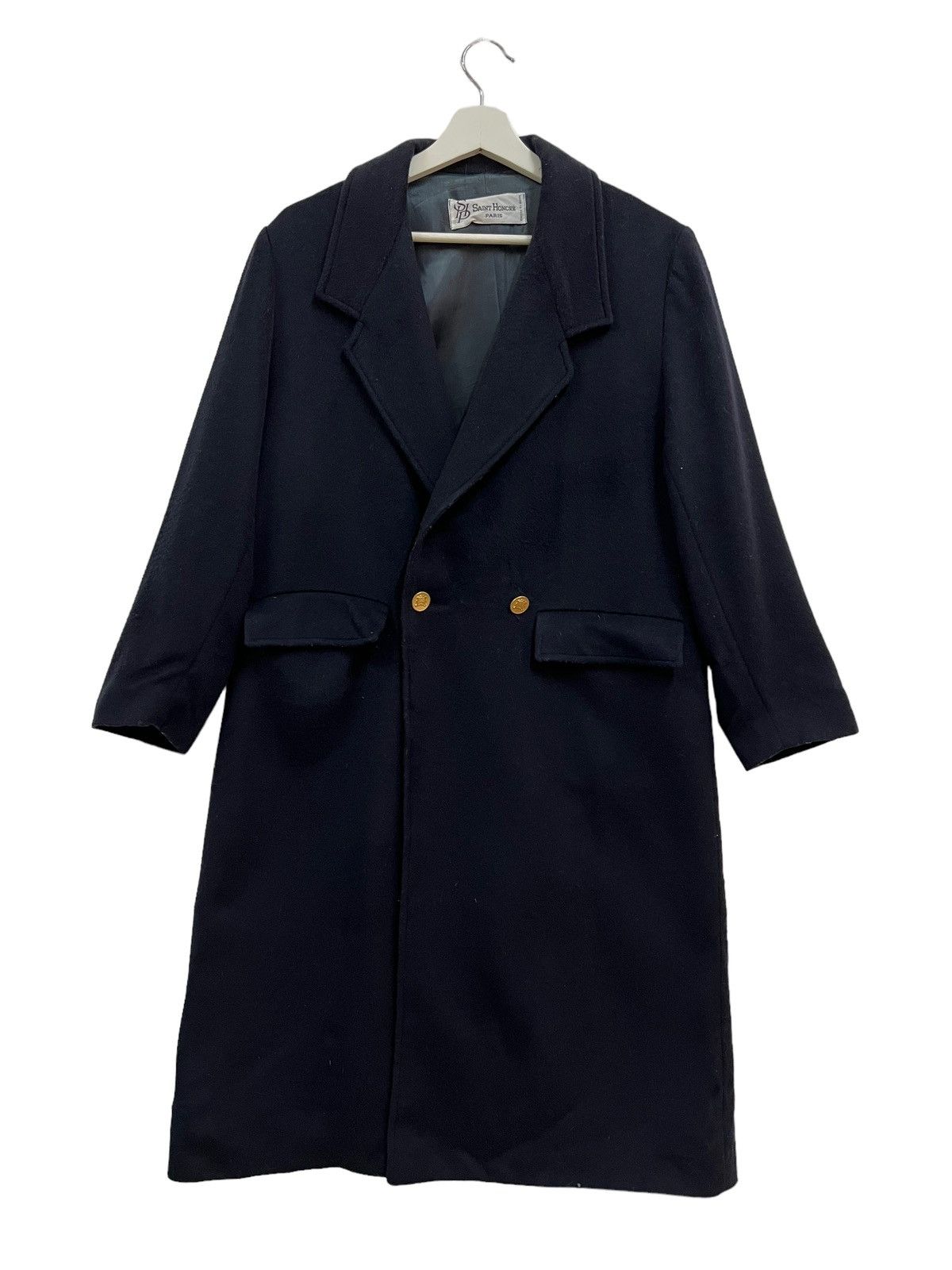 Autumn Cashmere Saint Honere Paris cashmere wool overcoat made in France Size US S / EU 44-46 / 1 - 1 Thumbnail