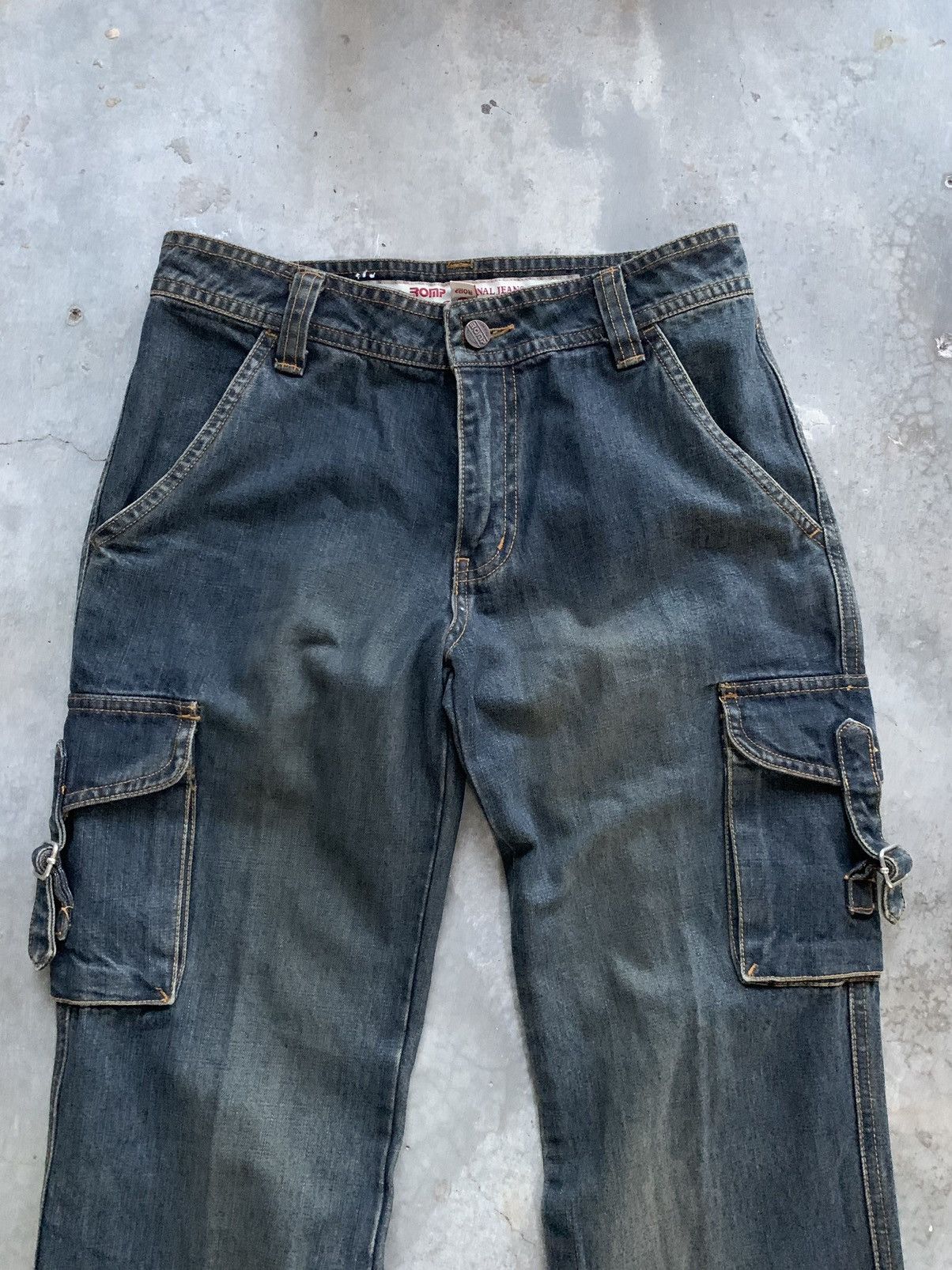 Hysteric Glamour × If Six Was Nine × Japanese Brand JapaneseBrand Romp Wide leg Flared Cargo jeans Pant Bootcut Size US 29 - 3 Thumbnail