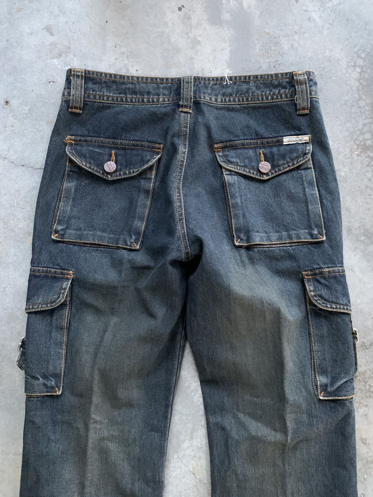 Hysteric Glamour × If Six Was Nine × Japanese Brand JapaneseBrand Romp Wide leg Flared Cargo jeans Pant Bootcut Size US 29 - 5 Thumbnail
