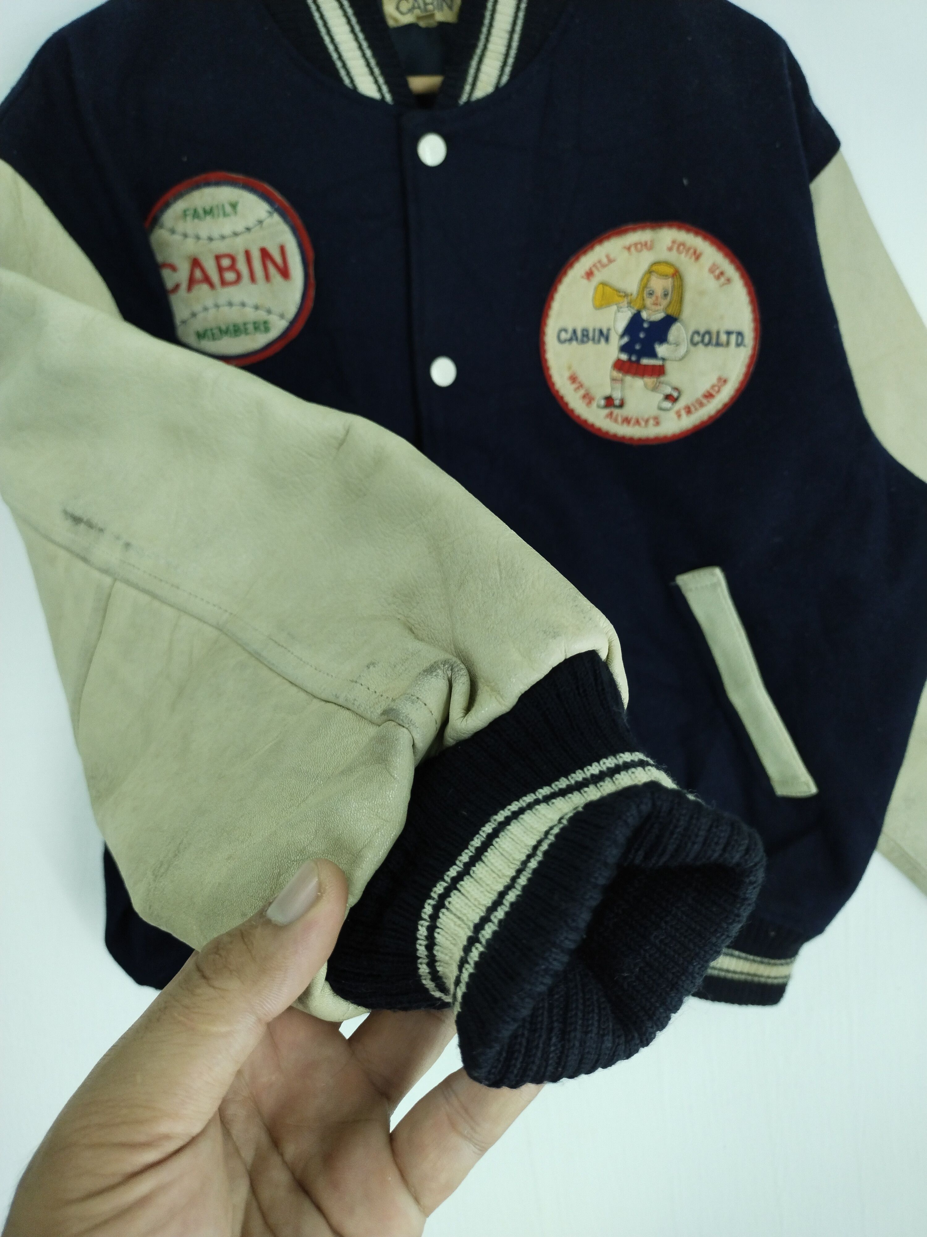 Vintage 70's Vintage Cabin Family Member Varsity Jacket Size US M / EU 48-50 / 2 - 4 Thumbnail