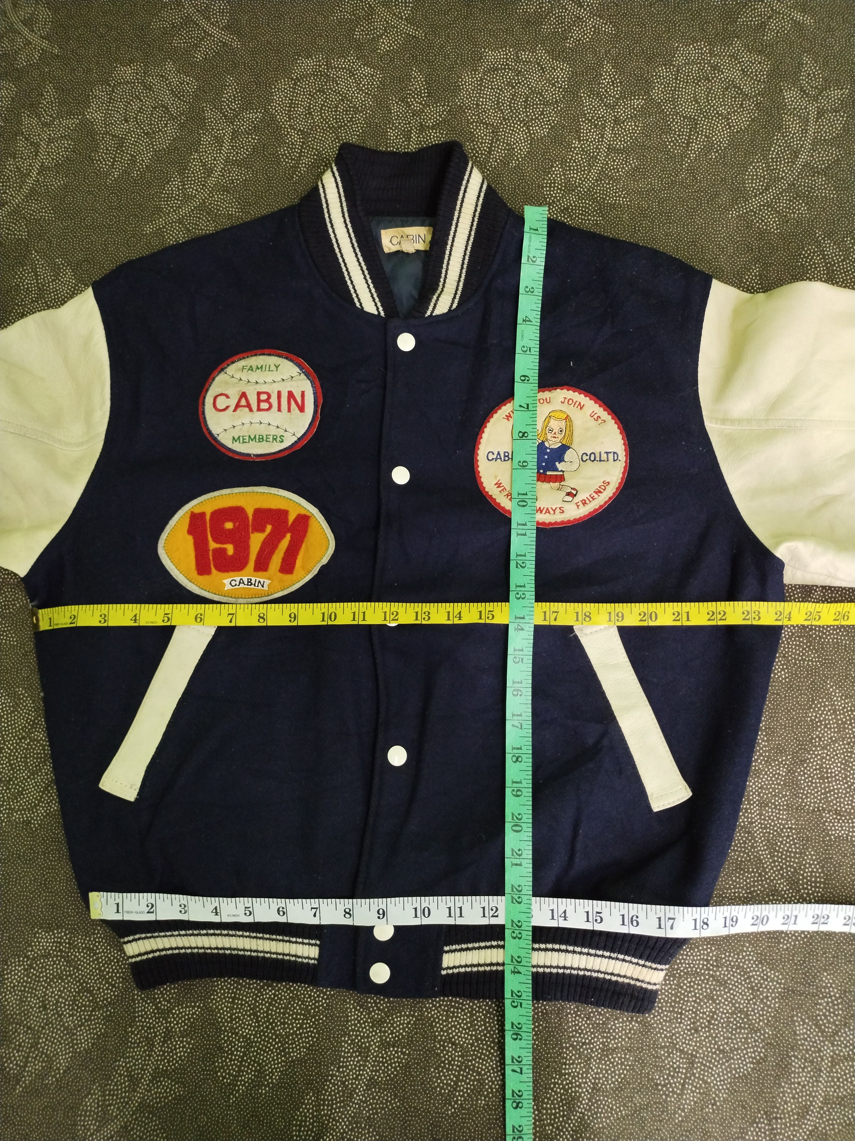 Vintage 70's Vintage Cabin Family Member Varsity Jacket Size US M / EU 48-50 / 2 - 16 Thumbnail