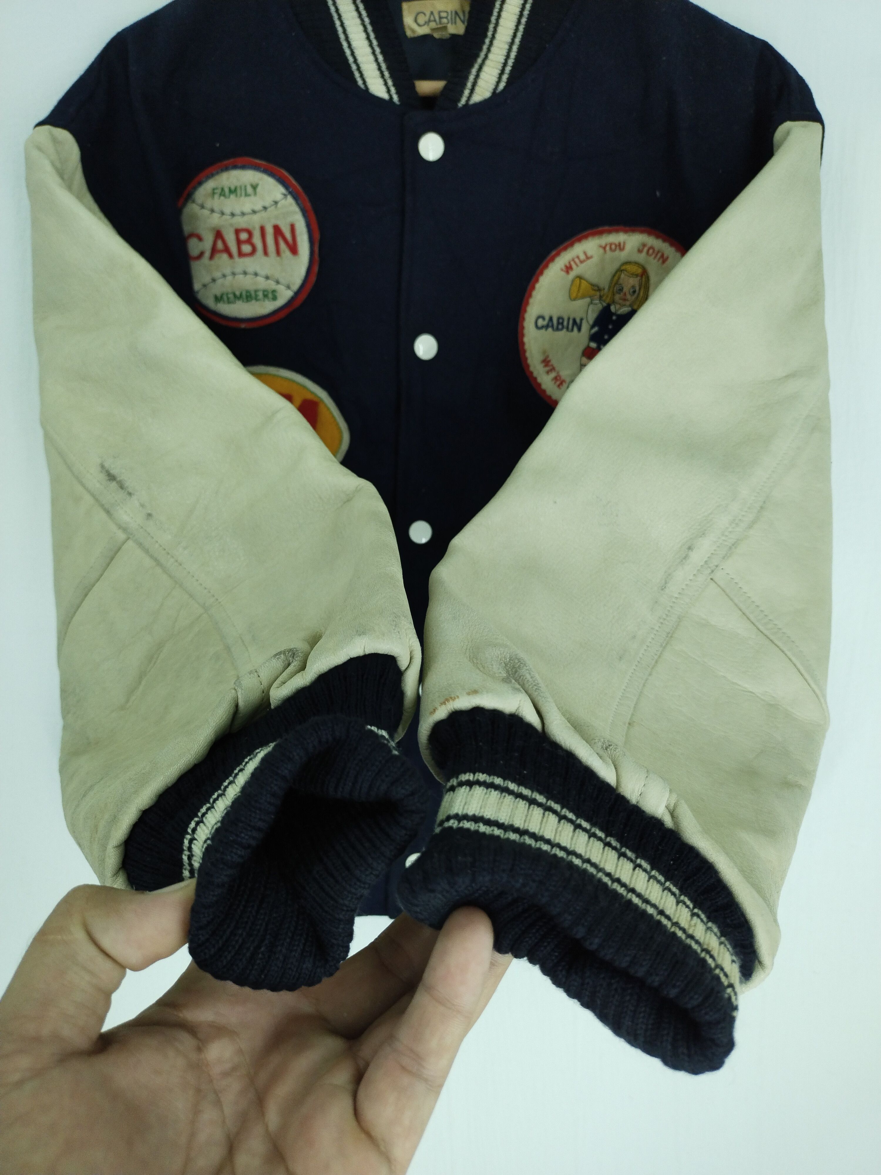 Vintage 70's Vintage Cabin Family Member Varsity Jacket Size US M / EU 48-50 / 2 - 3 Thumbnail