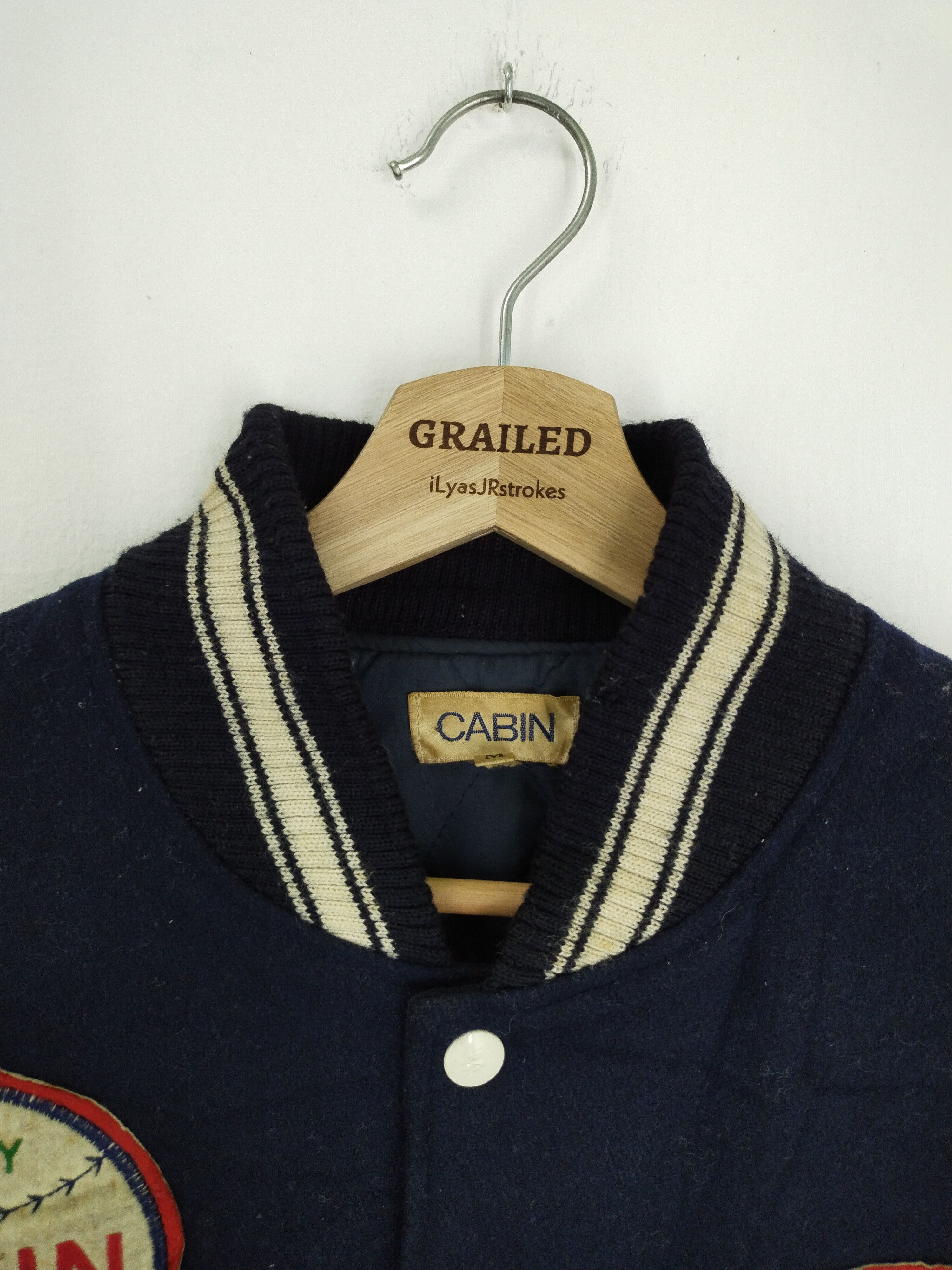 Vintage 70's Vintage Cabin Family Member Varsity Jacket Size US M / EU 48-50 / 2 - 19 Thumbnail