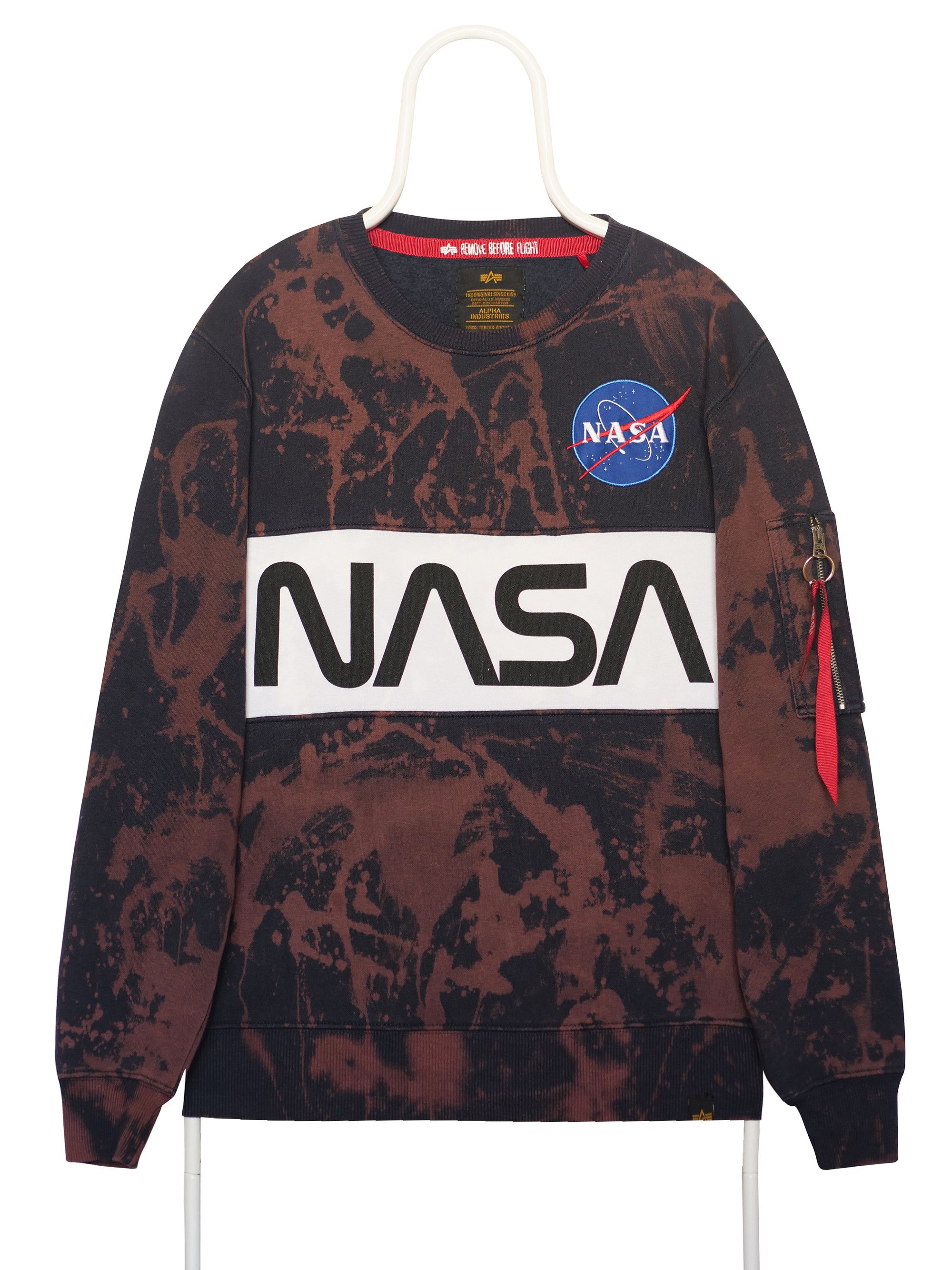 Alpha Industries Alpha Industries Nasa tie dye sweatshirt Grailed