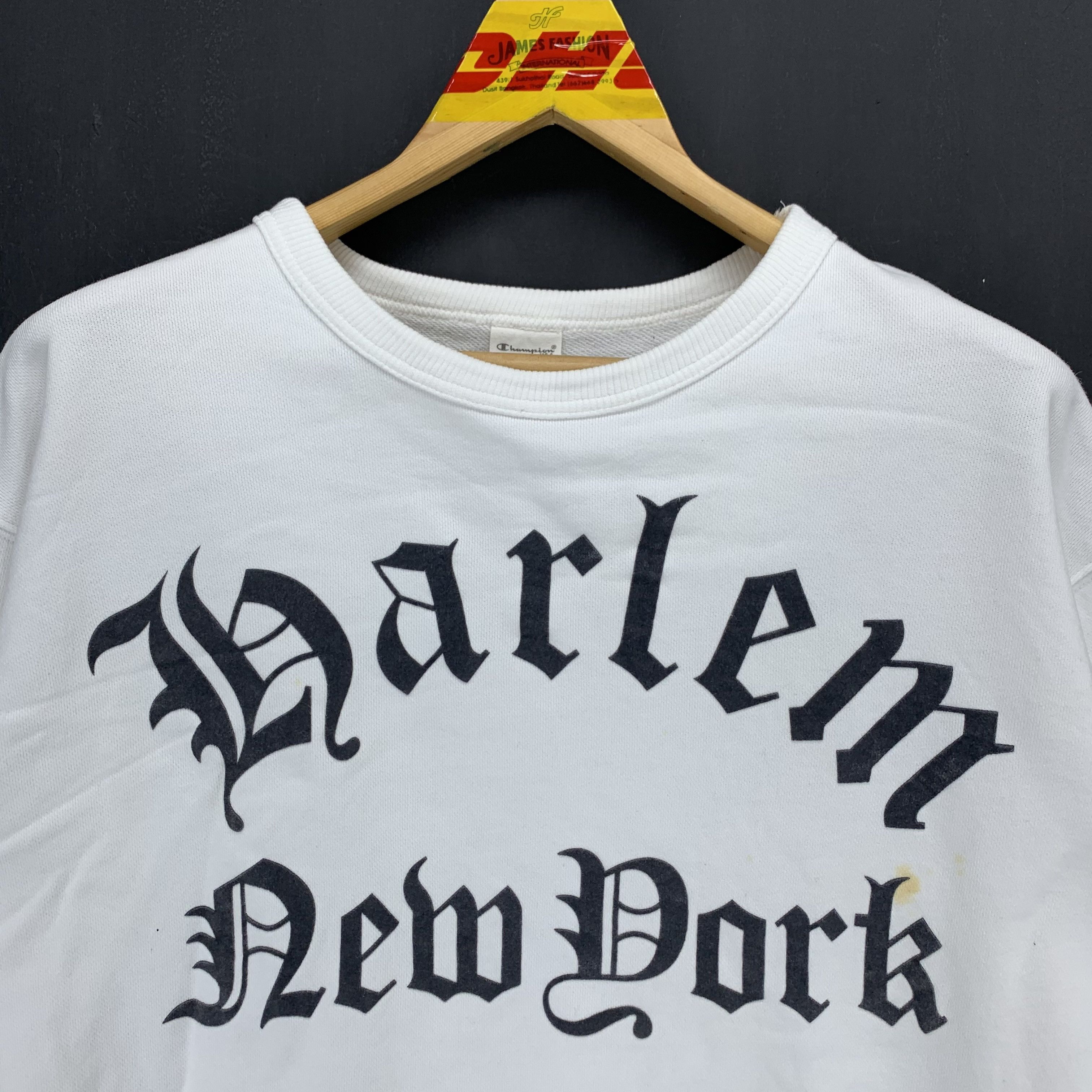 Champion Champion Harlem New York Big Logo Sweatshirt #3032-73 Size L / US 10 / IT 46 - 2 Thumbnail