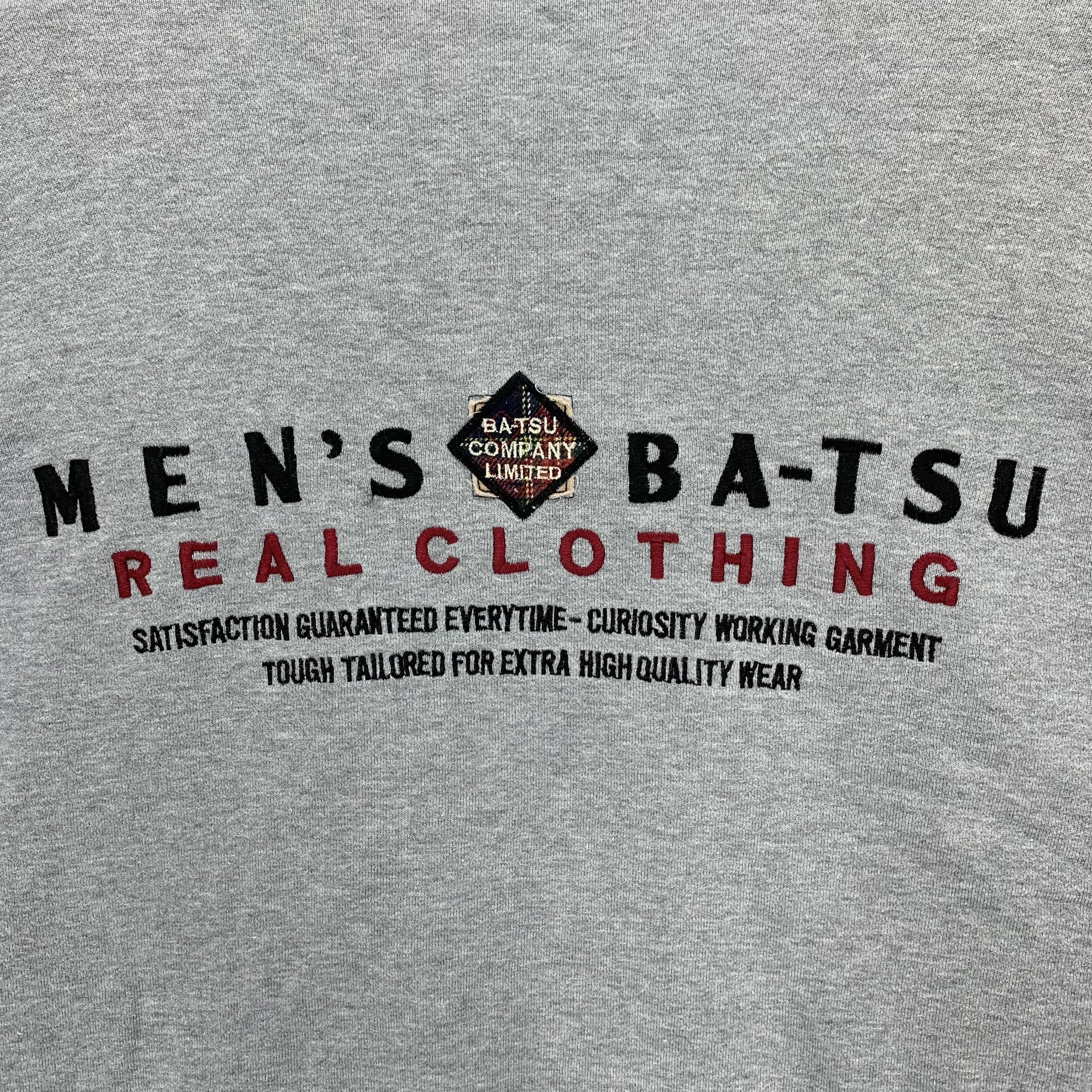 Japanese Brand Men's Ba-tsu Company Limited Big Logo Sweatshirts #3034-72 Size US M / EU 48-50 / 2 - 2 Thumbnail
