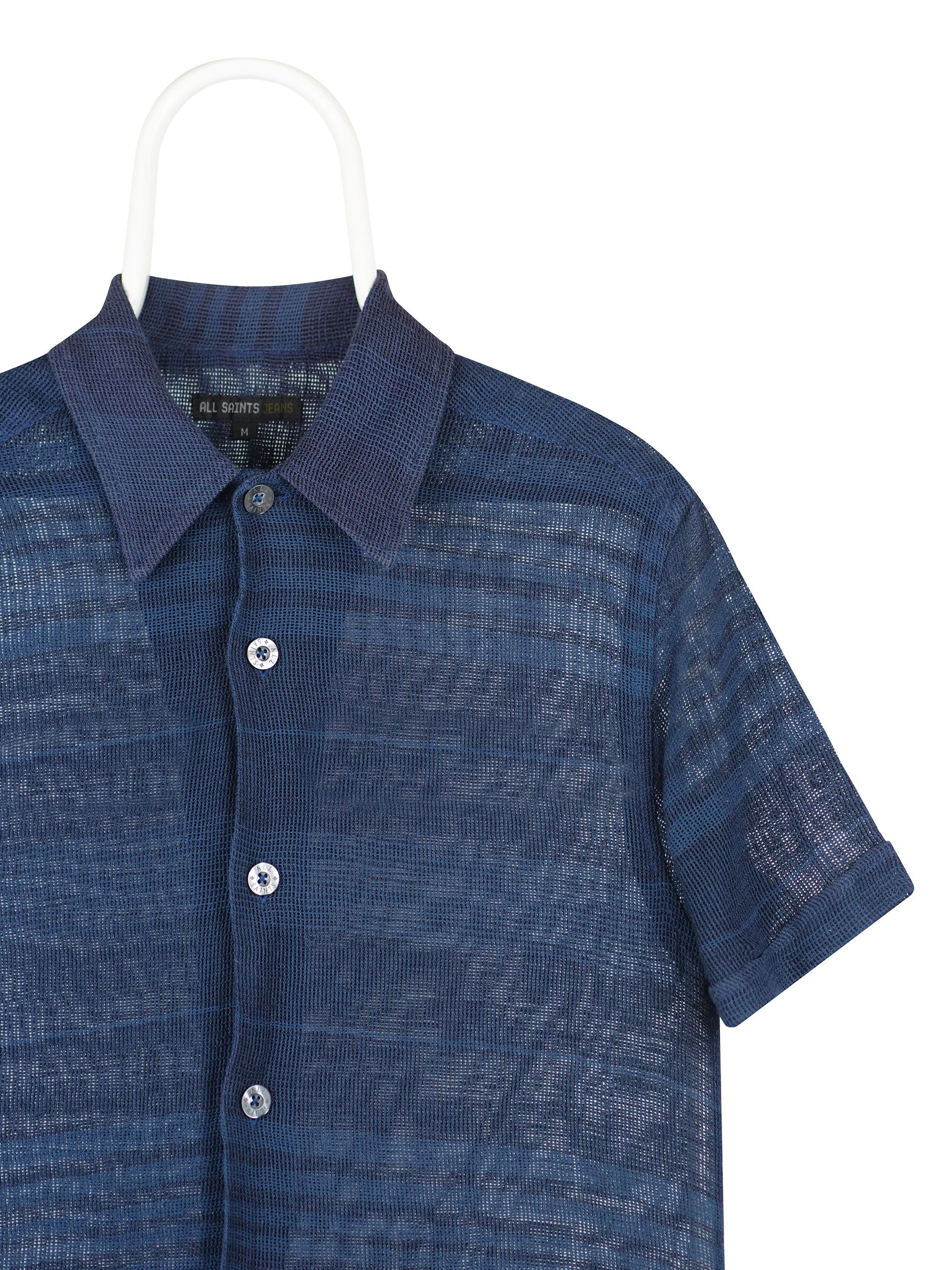 Allsaints Allsaints Jeans linen / cotton shirt Size US S / EU 44-46 / 1 - 1 Thumbnail