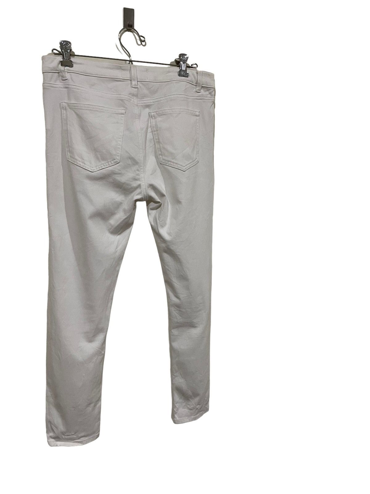 Acne Studios ACNE Studios Skin 5 Silver Blue Elastic Blank White Pant Size 31" - 6 Thumbnail