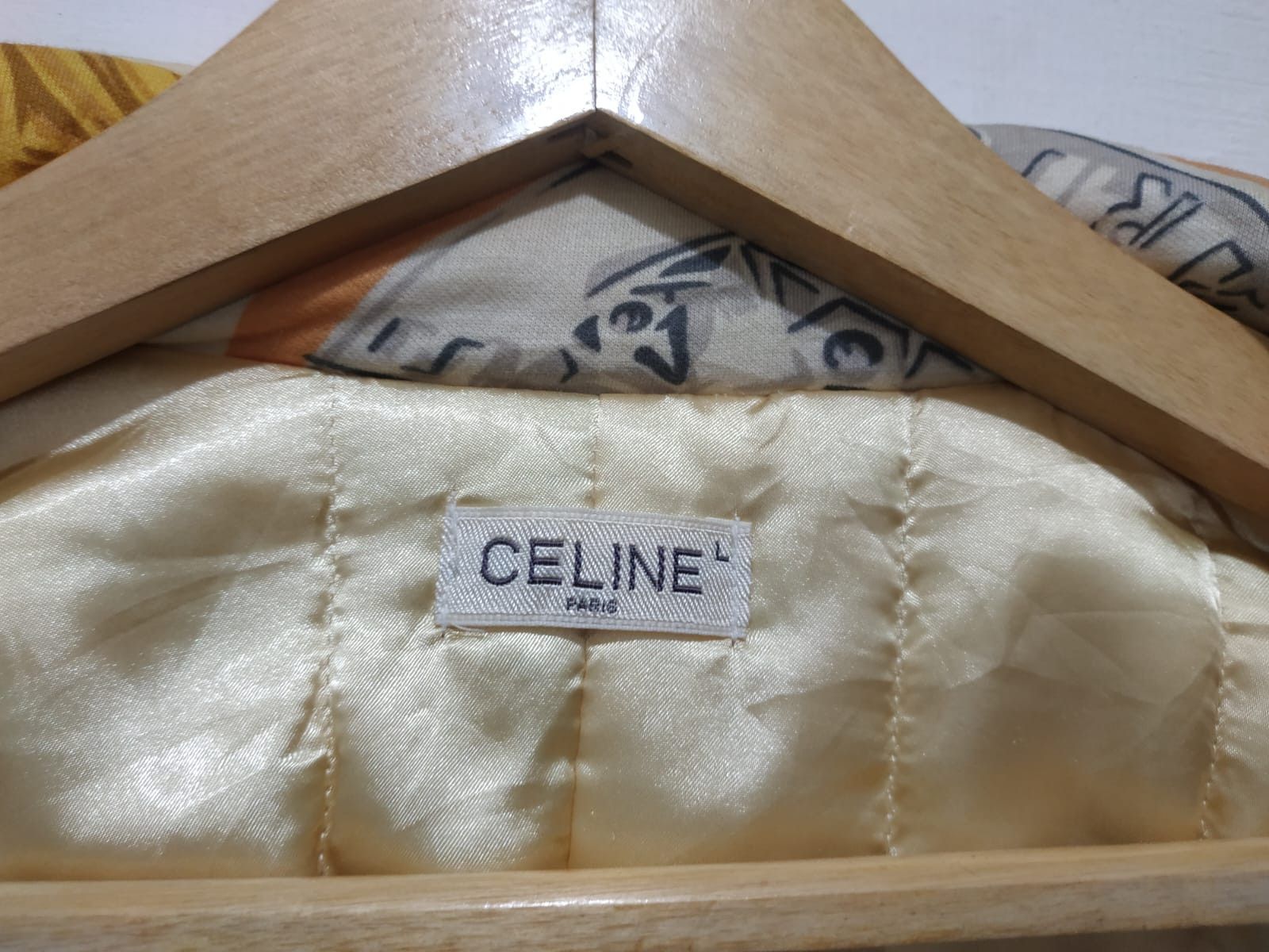 Celine 90'S Vintage Celine Puffer Baroque Chain Coat Jacket Size L / US 10 / IT 46 - 6 Thumbnail