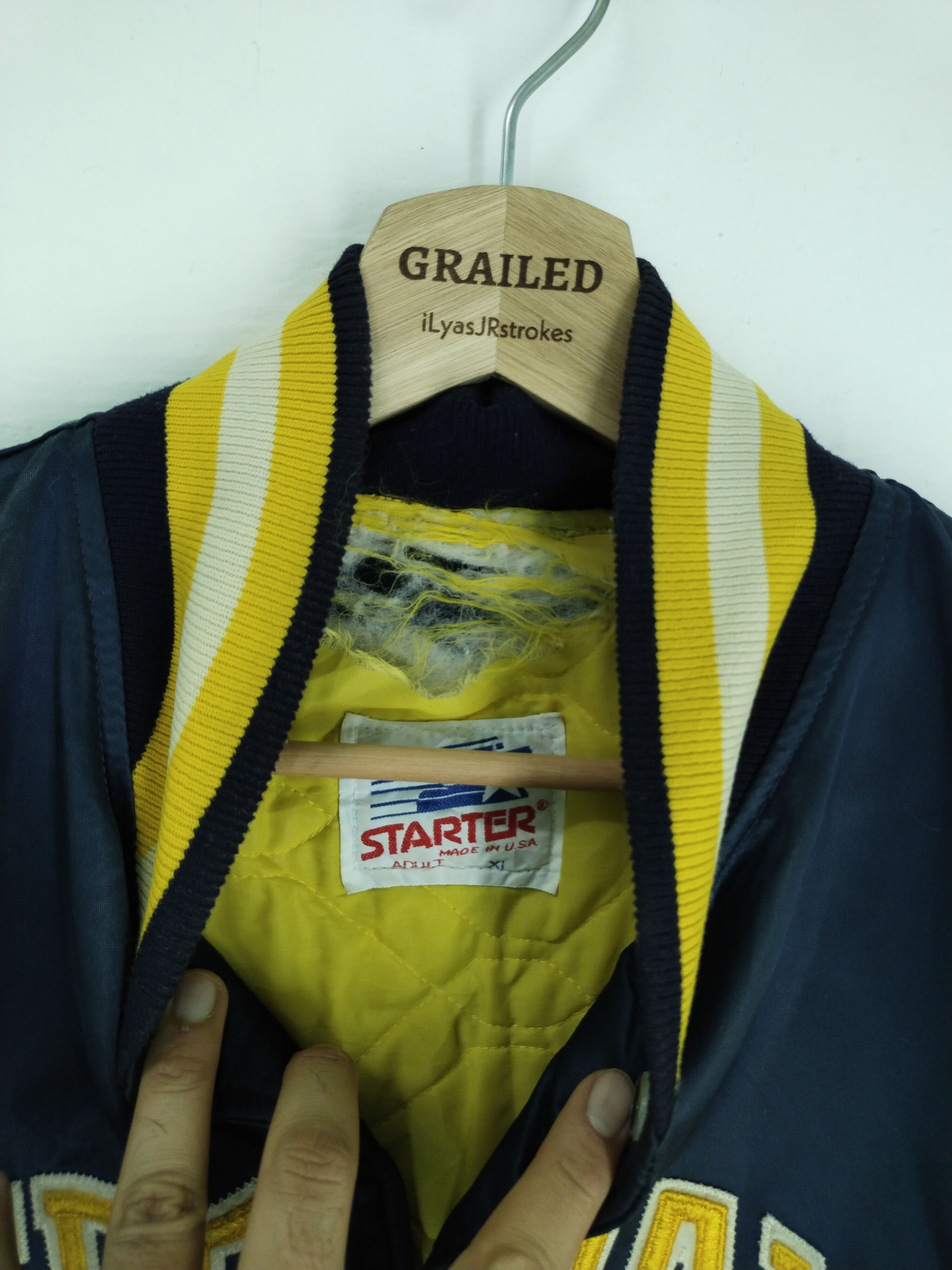 Starter VTG 80s STARTER VARSITY BOMBER JACKET Size US XL / EU 56 / 4 - 17 Thumbnail