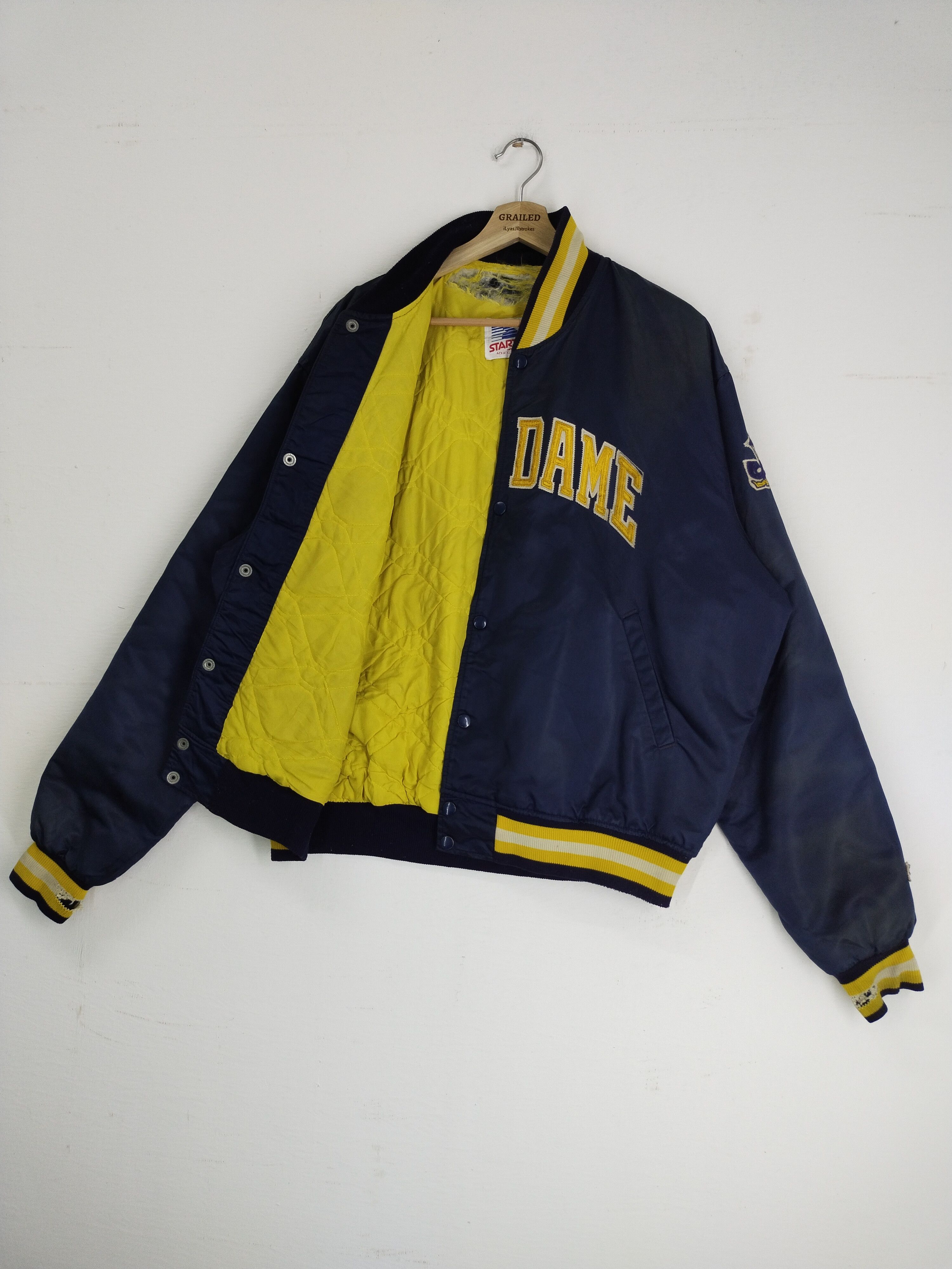 Starter VTG 80s STARTER VARSITY BOMBER JACKET Size US XL / EU 56 / 4 - 10 Thumbnail