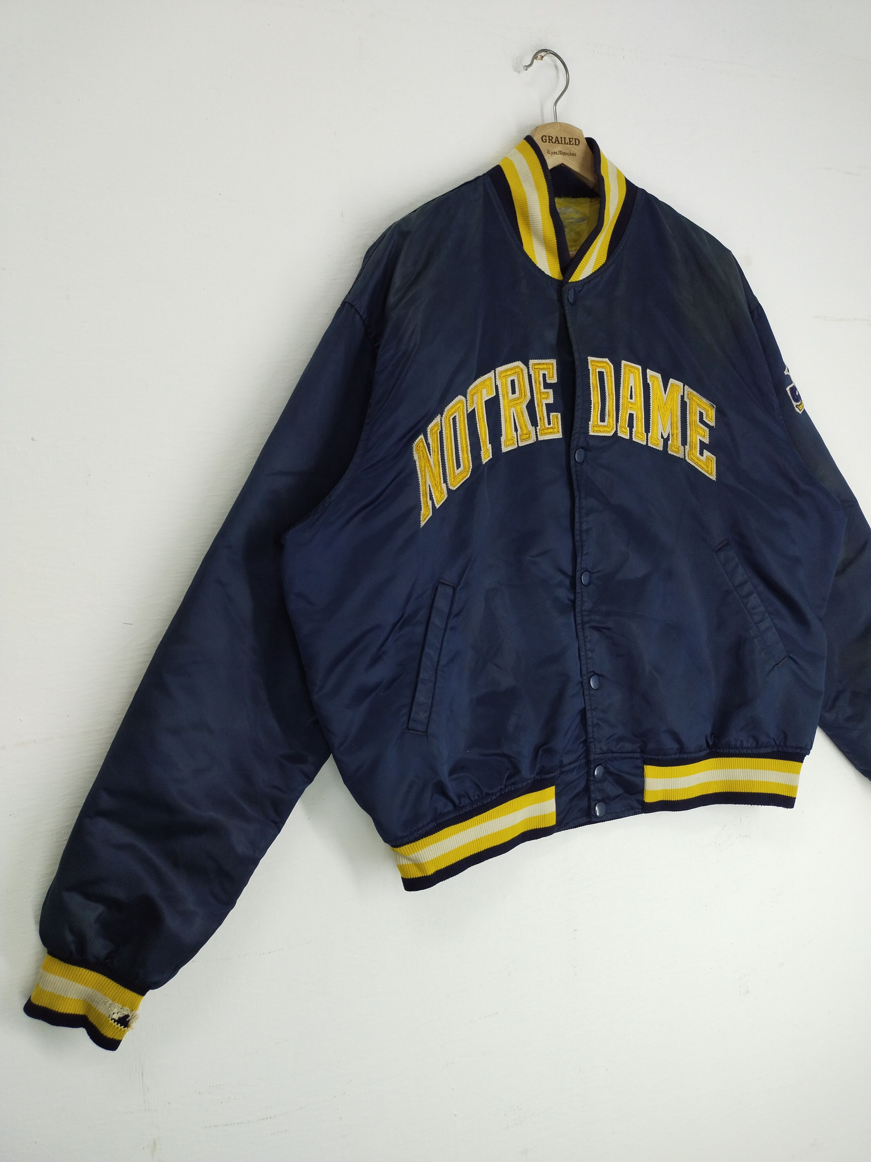 Starter VTG 80s STARTER VARSITY BOMBER JACKET Size US XL / EU 56 / 4 - 3 Thumbnail