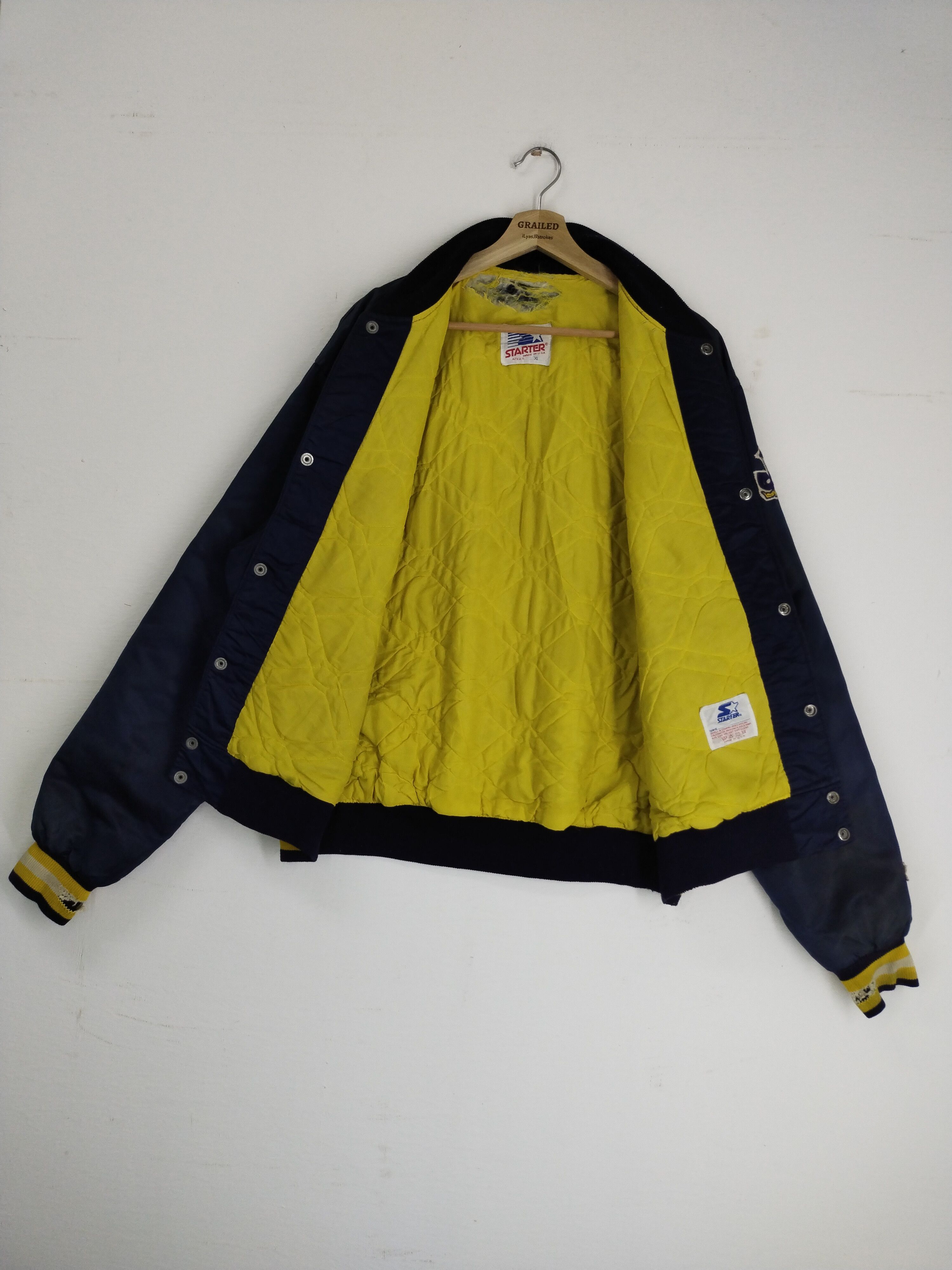 Starter VTG 80s STARTER VARSITY BOMBER JACKET Size US XL / EU 56 / 4 - 11 Thumbnail