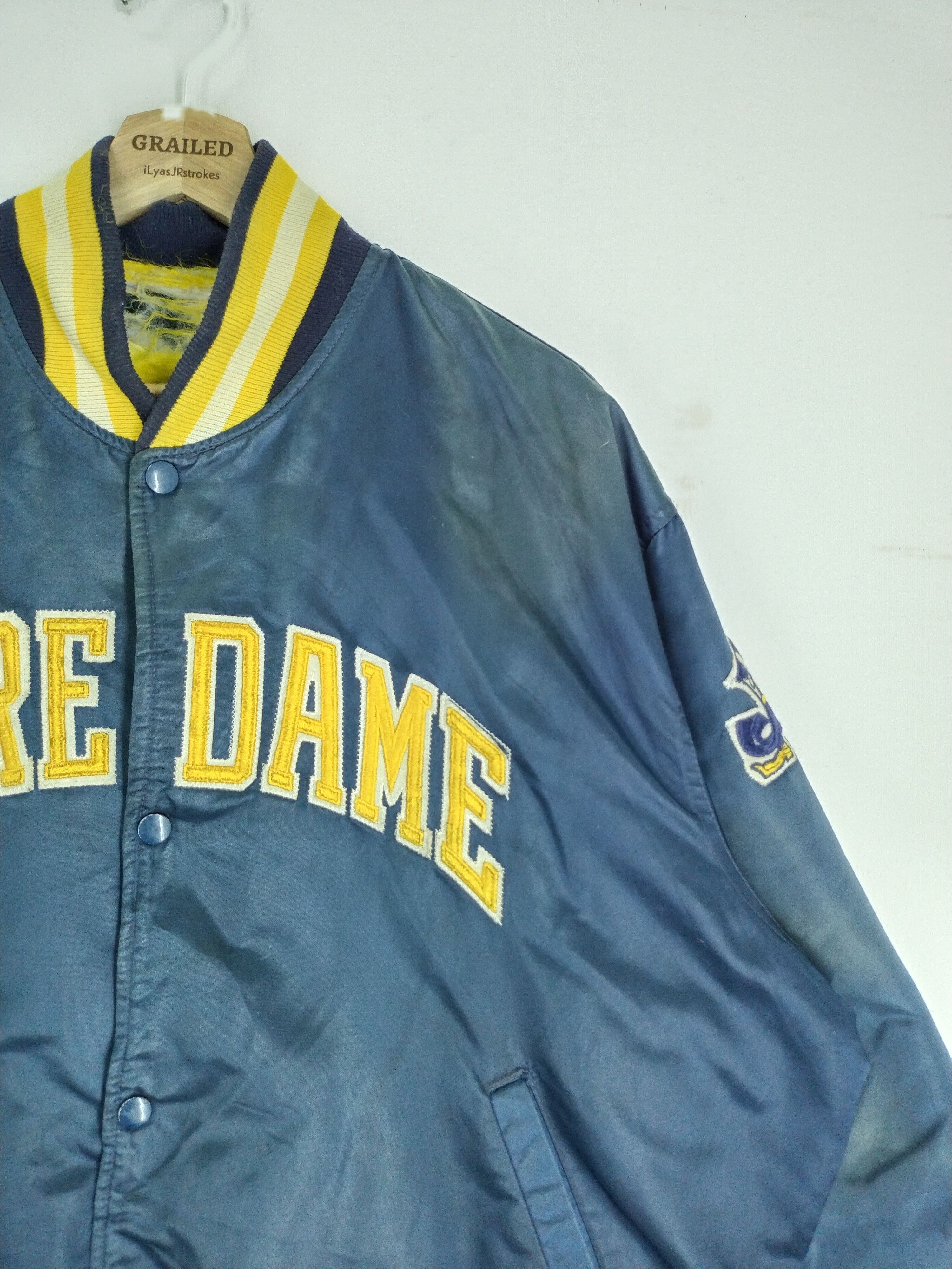 Starter VTG 80s STARTER VARSITY BOMBER JACKET Size US XL / EU 56 / 4 - 9 Thumbnail