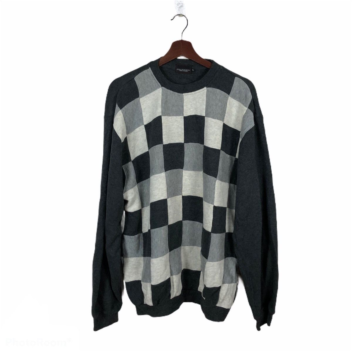 Japanese Brand PATCH WORK SWEATSHIRT MR.JUNKO KOSHINO Size US L / EU 52-54 / 3 - 1 Thumbnail