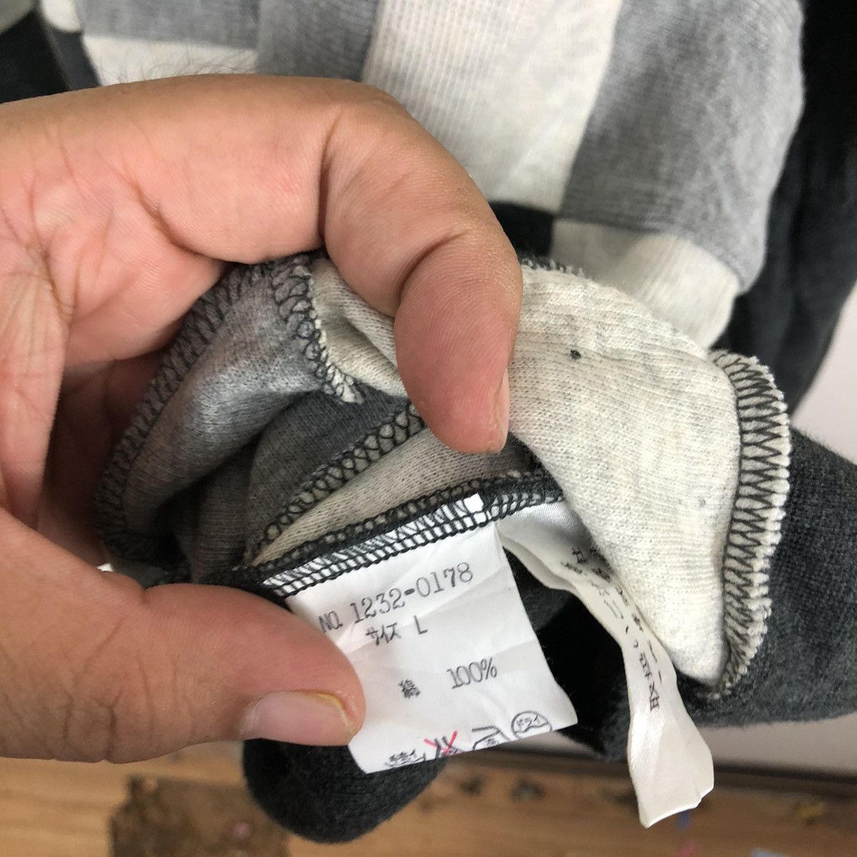 Japanese Brand PATCH WORK SWEATSHIRT MR.JUNKO KOSHINO Size US L / EU 52-54 / 3 - 5 Thumbnail