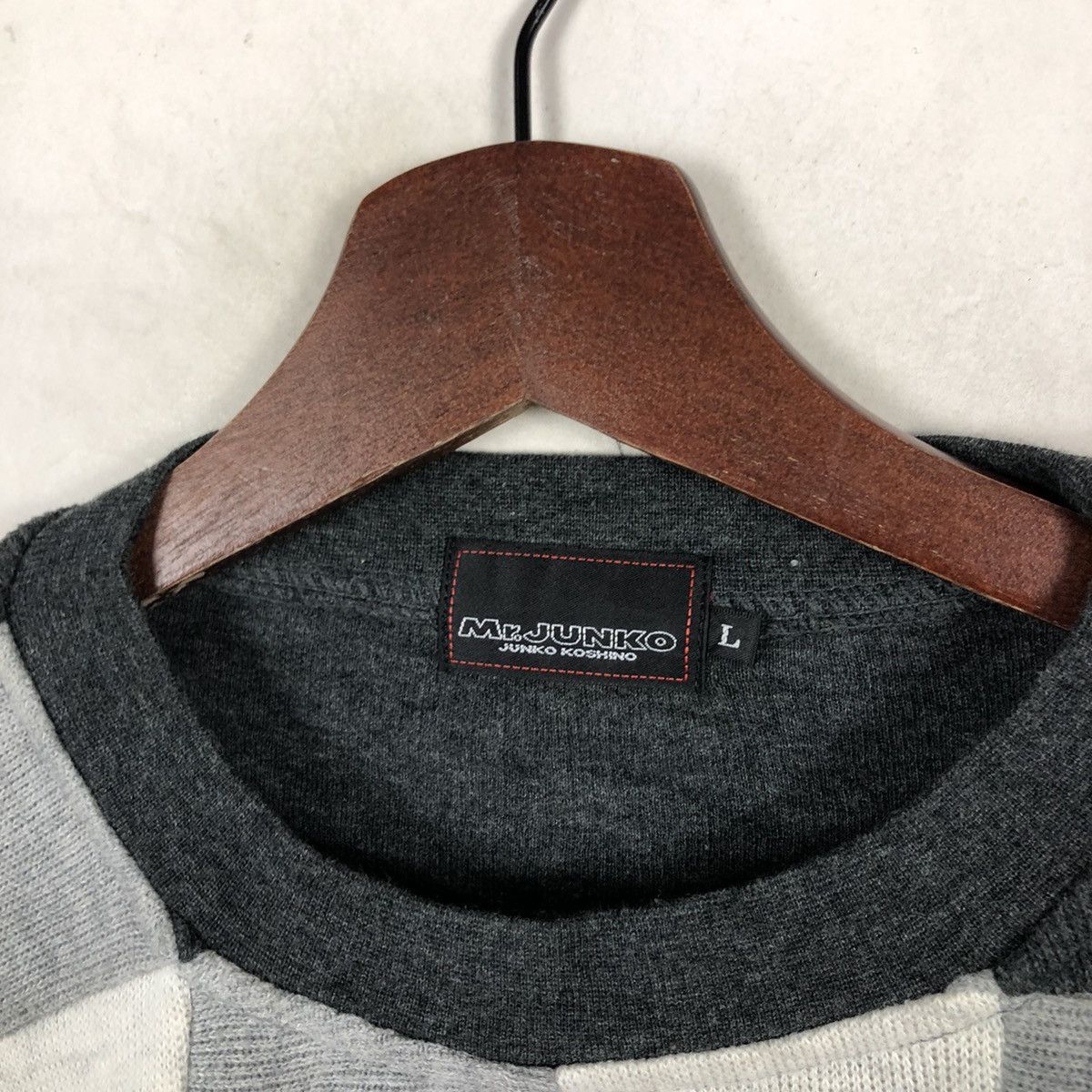 Japanese Brand PATCH WORK SWEATSHIRT MR.JUNKO KOSHINO Size US L / EU 52-54 / 3 - 4 Thumbnail