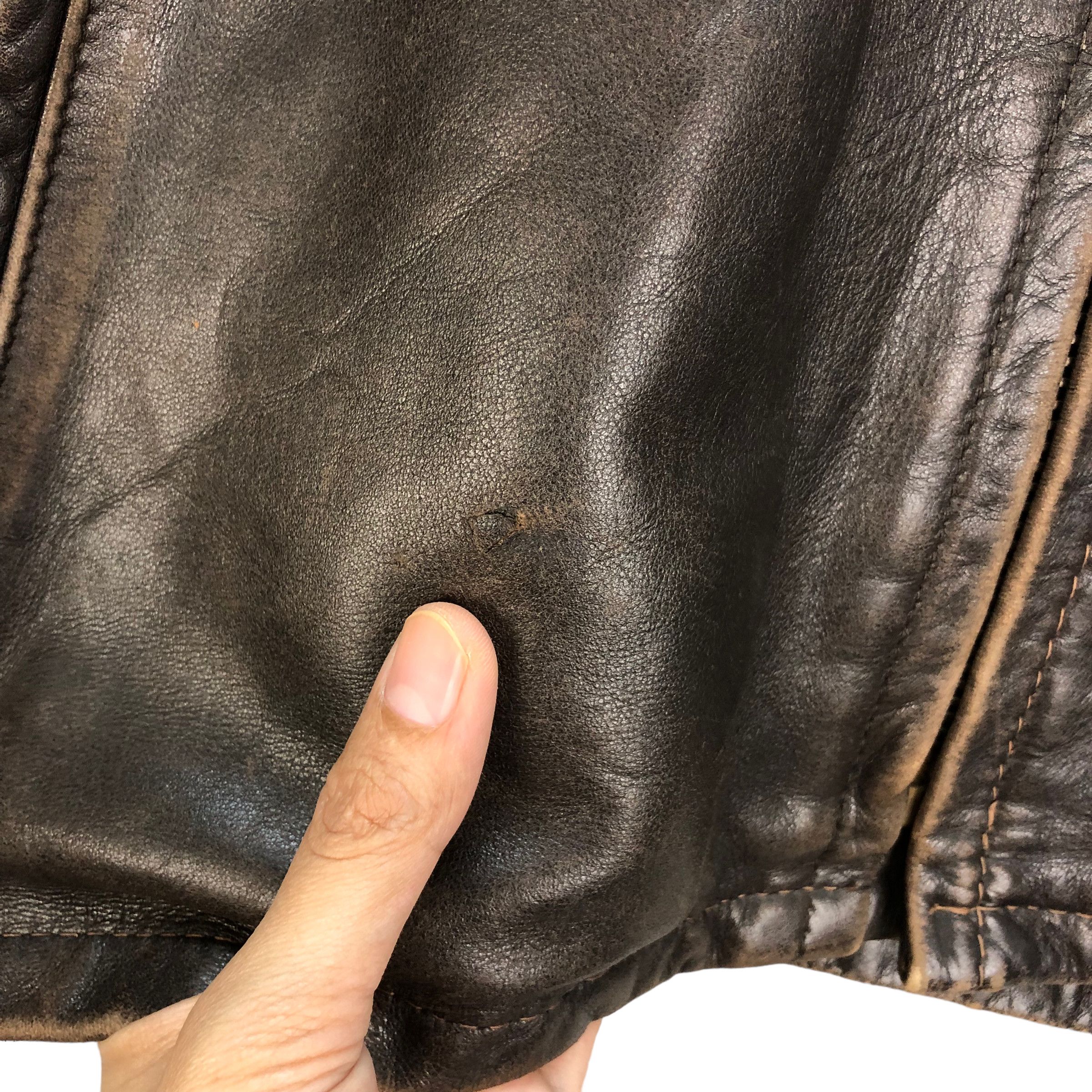 Schott VINTAGE 80's SCHOTT CAFE RACER LEATHER JACKET #6944-101 Size US M / EU 48-50 / 2 - 7 Thumbnail