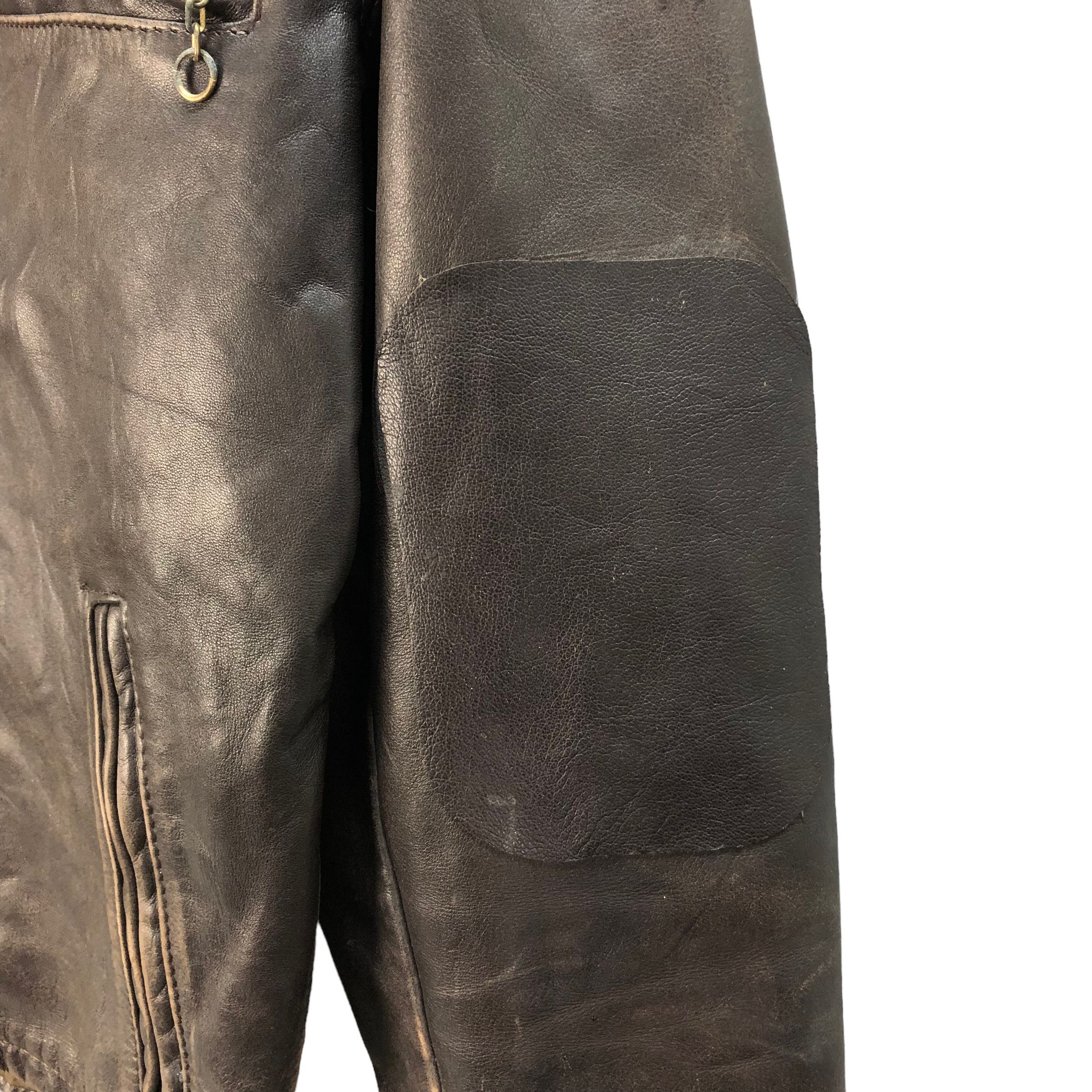 Schott VINTAGE 80's SCHOTT CAFE RACER LEATHER JACKET #6944-101 Size US M / EU 48-50 / 2 - 9 Thumbnail