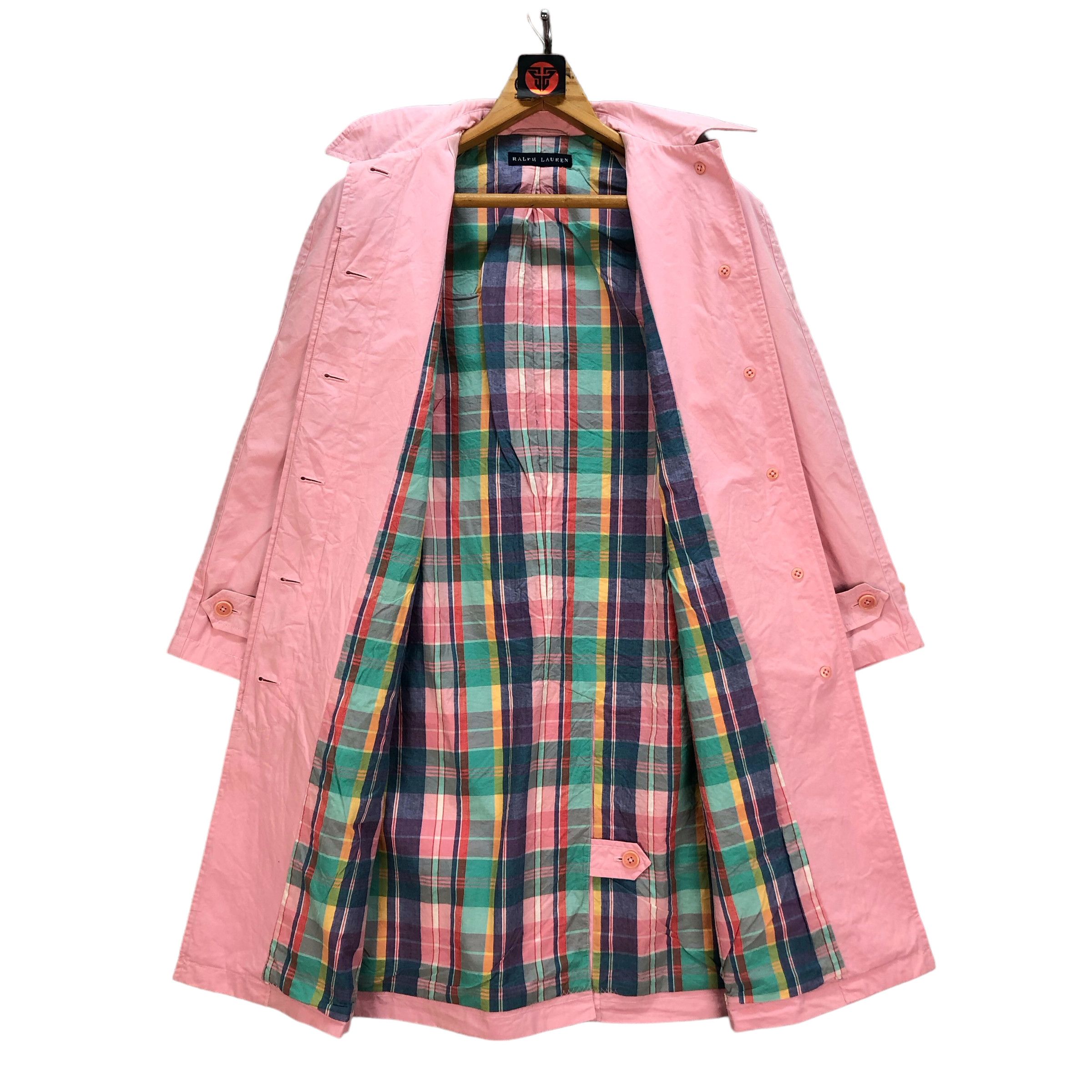 Ralph Lauren RALPH LAUREN PINK LONG COAT JACKET #6962-102 Size S / US 4 / IT 40 - 6 Thumbnail