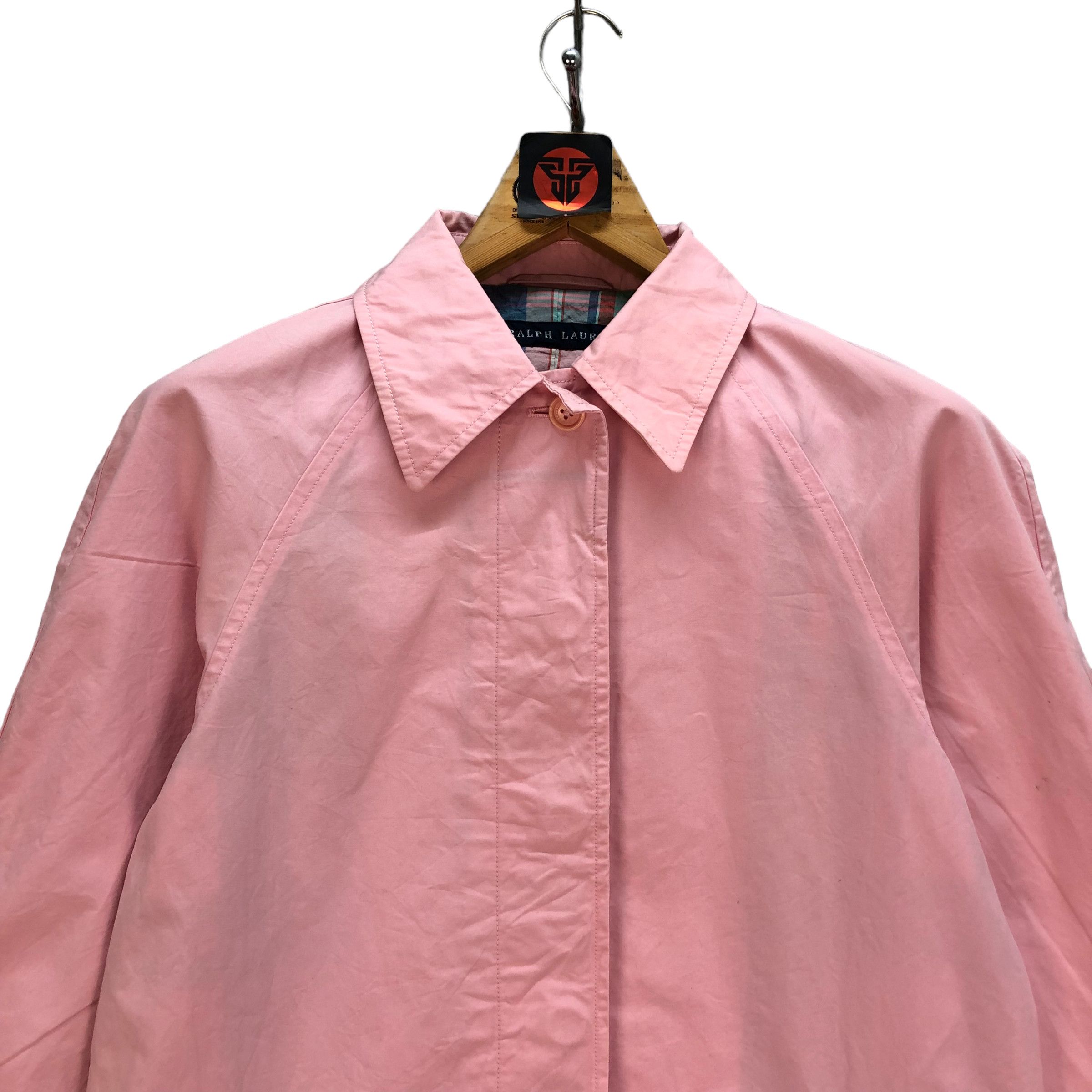Ralph Lauren RALPH LAUREN PINK LONG COAT JACKET #6962-102 Size S / US 4 / IT 40 - 2 Thumbnail