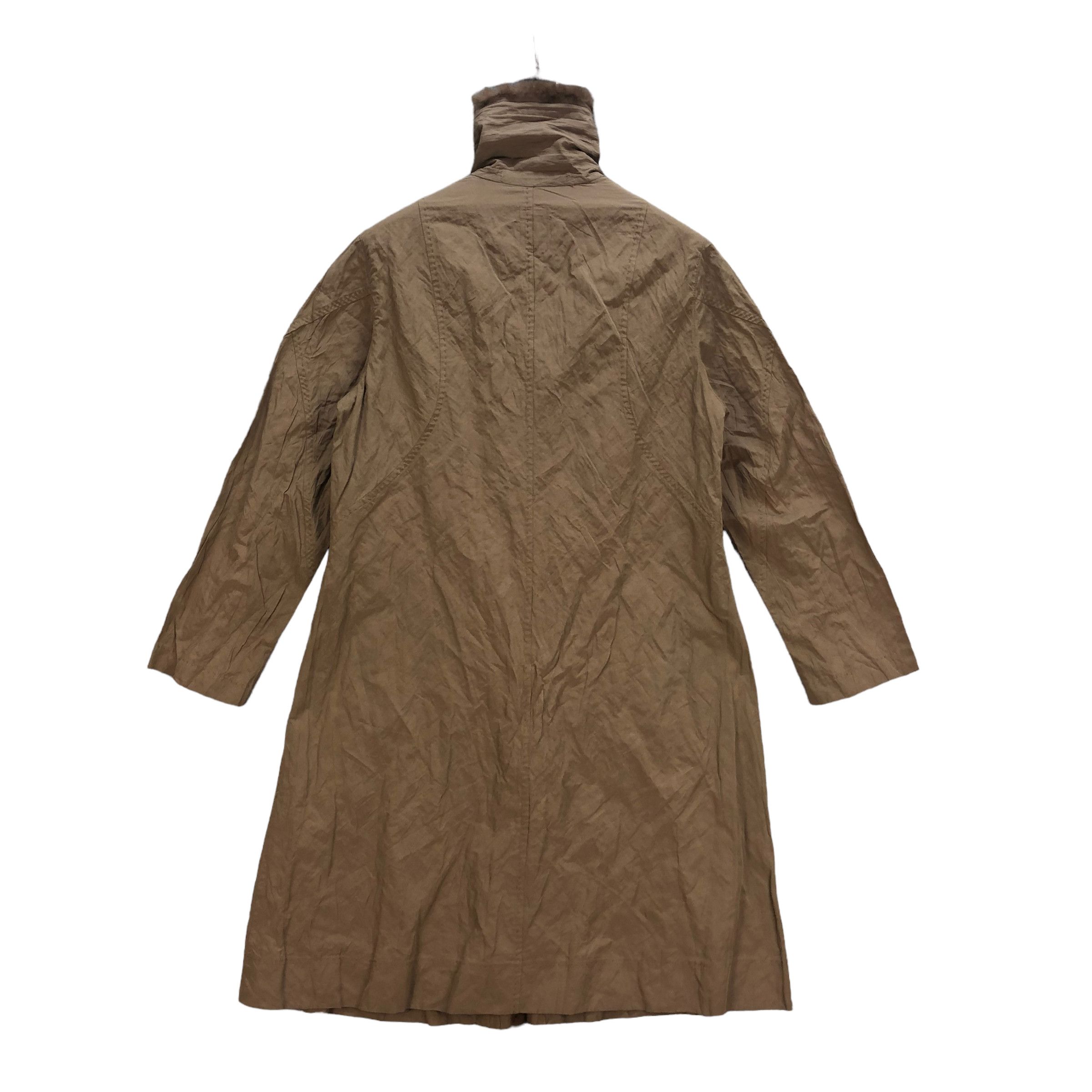 Issey Miyake HEART HAAT MINK FUR PART OVERCOAT JACKET #6965-103 Size M / US 6-8 / IT 42-44 - 9 Thumbnail