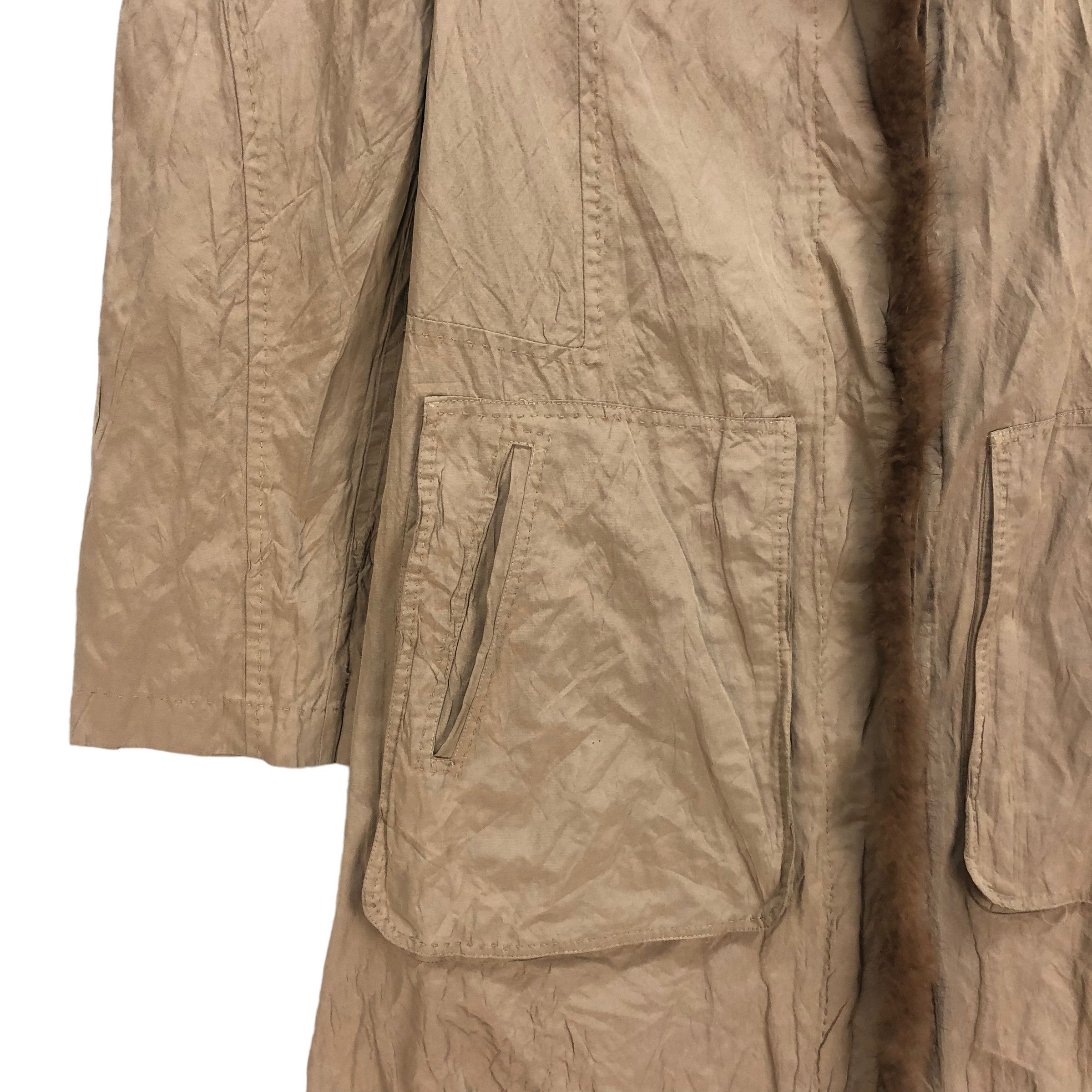 Issey Miyake HEART HAAT MINK FUR PART OVERCOAT JACKET #6965-103 Size M / US 6-8 / IT 42-44 - 4 Thumbnail