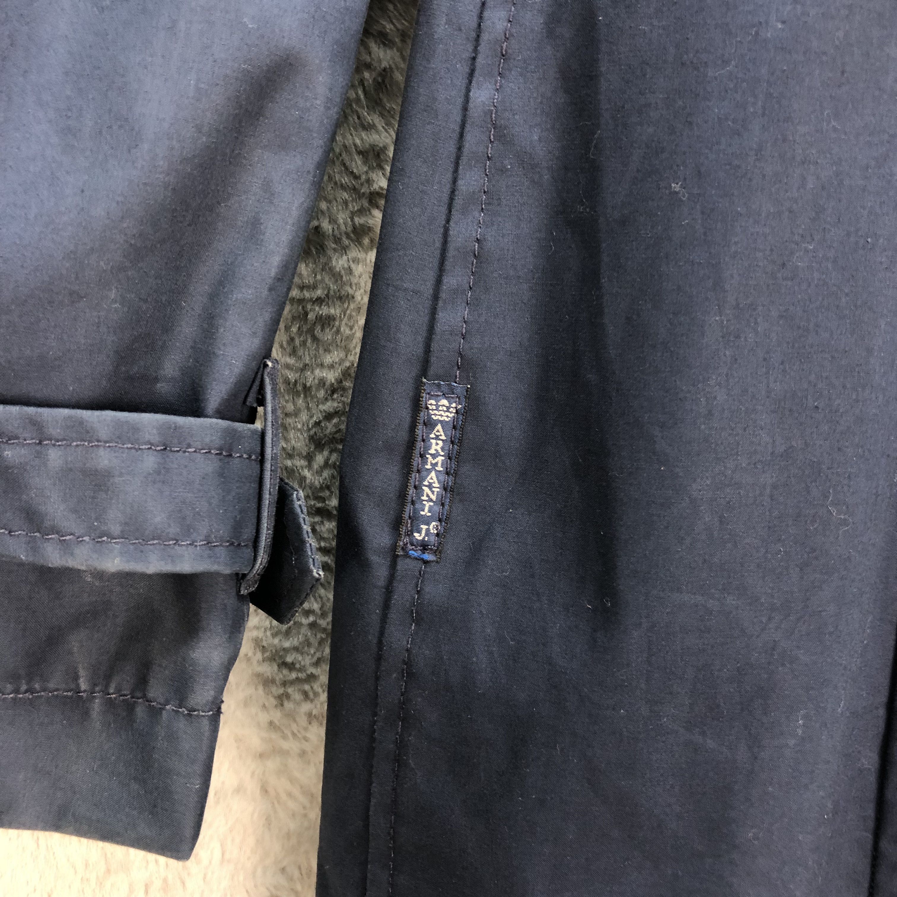 Giorgio Armani VINTAGE ARMANI JEANS DOUBLE BREASTED LONG COAT #6960-102 Size S / US 4 / IT 40 - 15 Thumbnail
