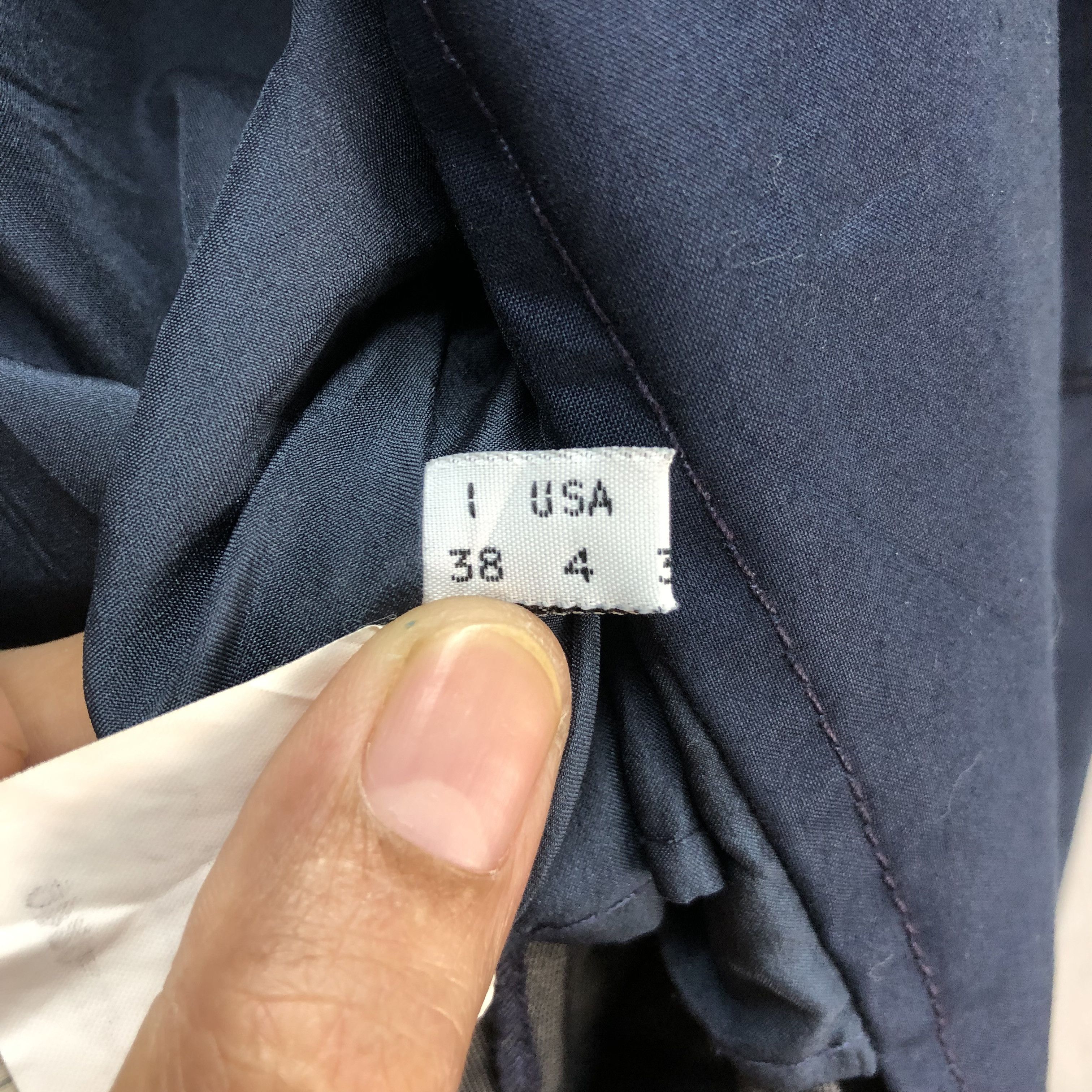Giorgio Armani VINTAGE ARMANI JEANS DOUBLE BREASTED LONG COAT #6960-102 Size S / US 4 / IT 40 - 12 Thumbnail