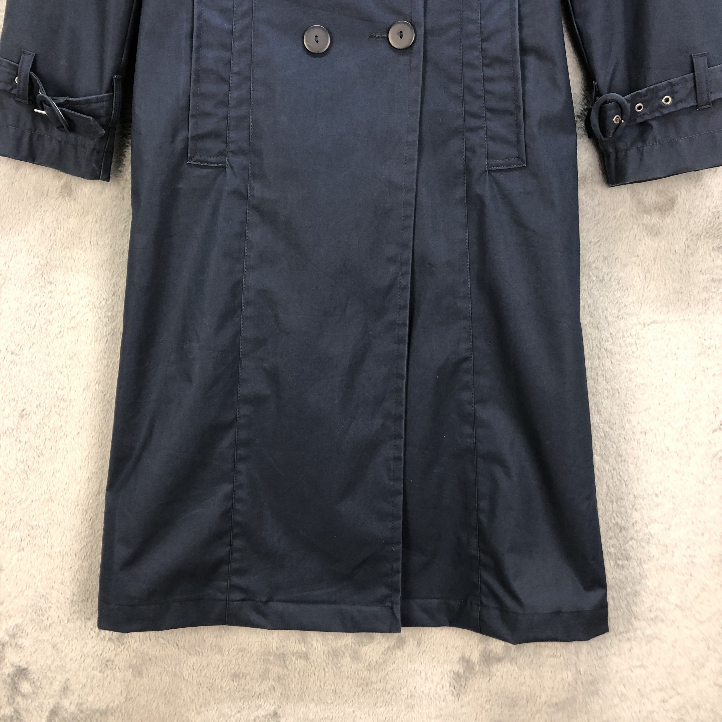 Giorgio Armani VINTAGE ARMANI JEANS DOUBLE BREASTED LONG COAT #6960-102 Size S / US 4 / IT 40 - 3 Thumbnail
