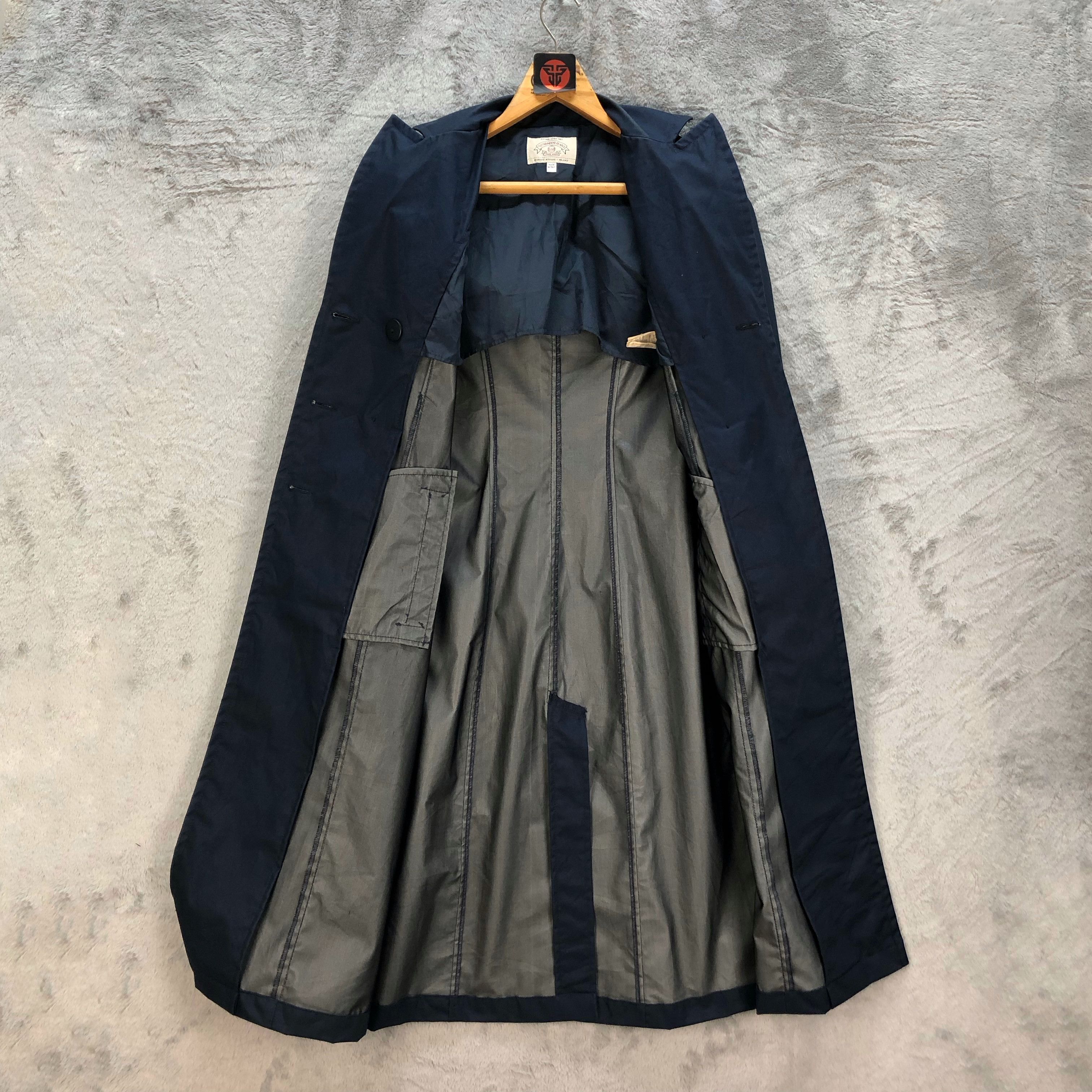 Giorgio Armani VINTAGE ARMANI JEANS DOUBLE BREASTED LONG COAT #6960-102 Size S / US 4 / IT 40 - 6 Thumbnail