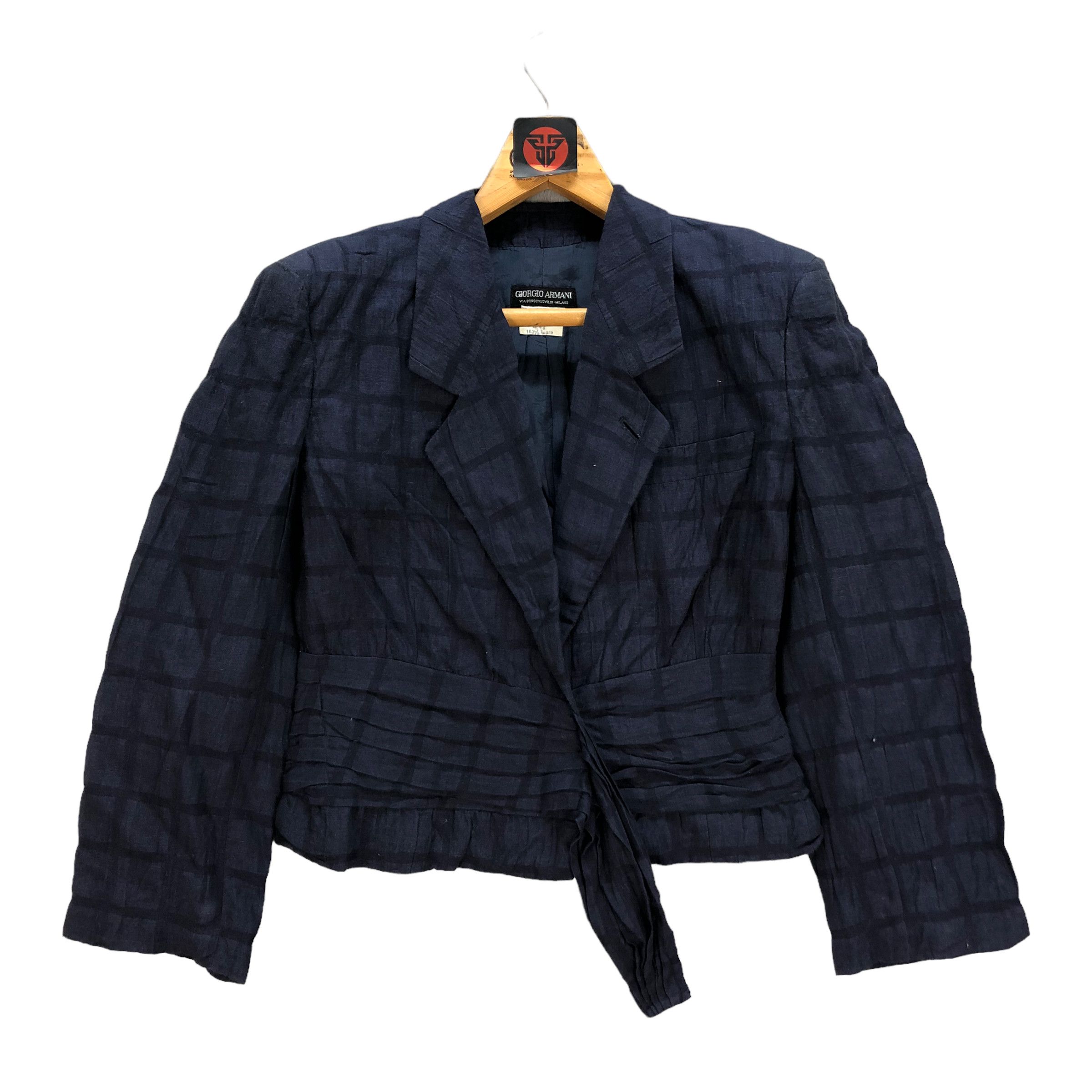 ジャケット GIORGIO ARMANI GIACCA MICRO JACQUARD VISCOSA CUPRO Giorgio Armani GIACCA MICRO JACQUARD VISCOSA CUPRO | Grailed