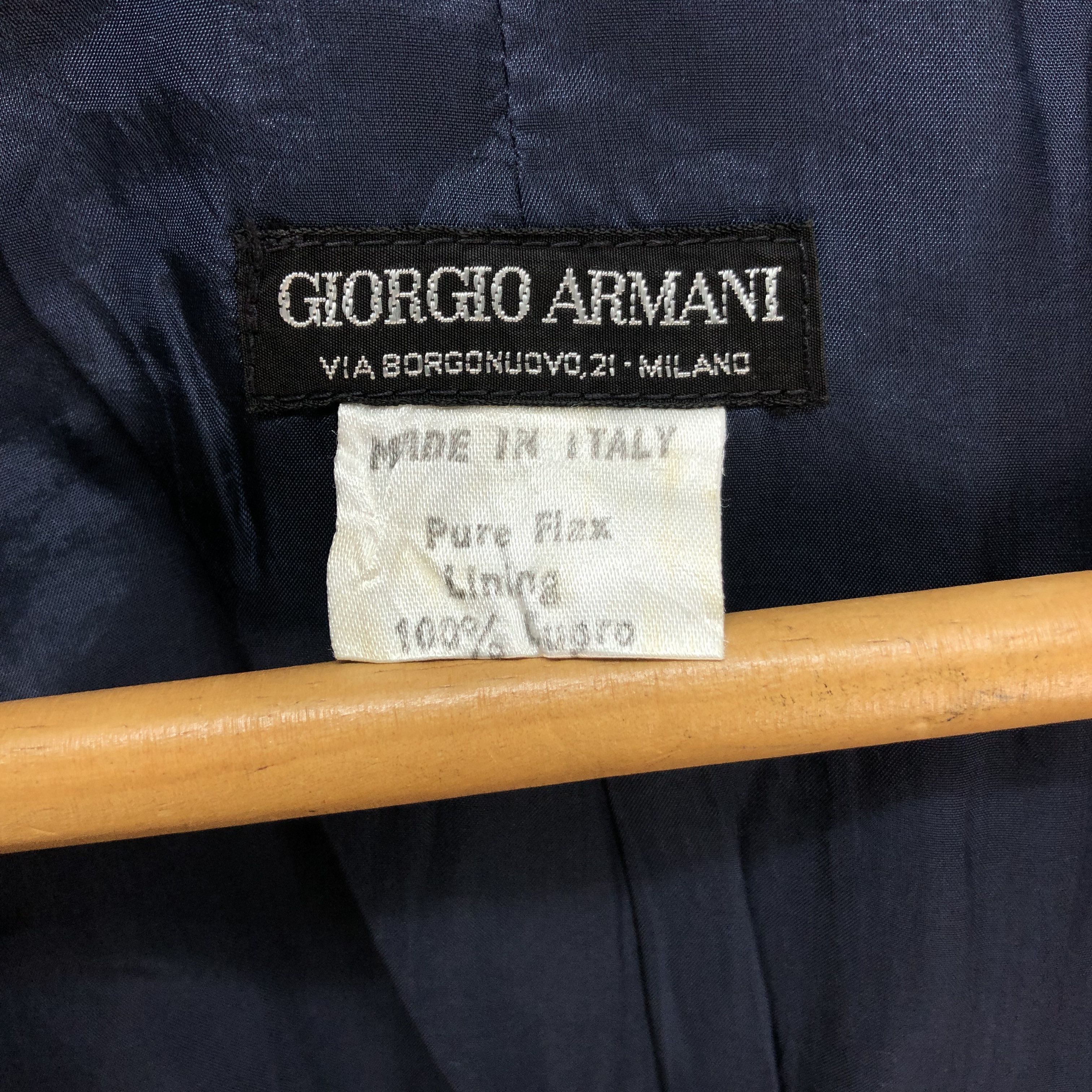 Giorgio Armani VINTAGE GIORGIO ARMANI CHECKED CROPPED JACKET #6950-101 Size XS / US 0-2 / IT 36-38 - 8 Thumbnail