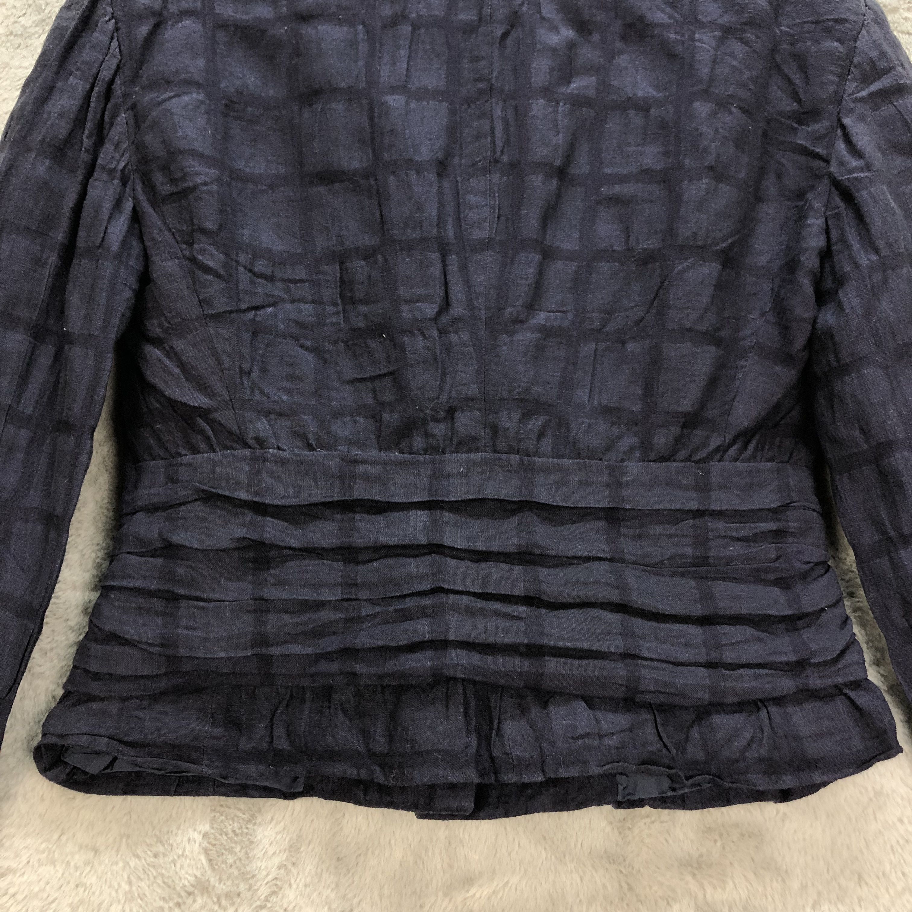 Giorgio Armani VINTAGE GIORGIO ARMANI CHECKED CROPPED JACKET #6950-101 Size XS / US 0-2 / IT 36-38 - 12 Thumbnail