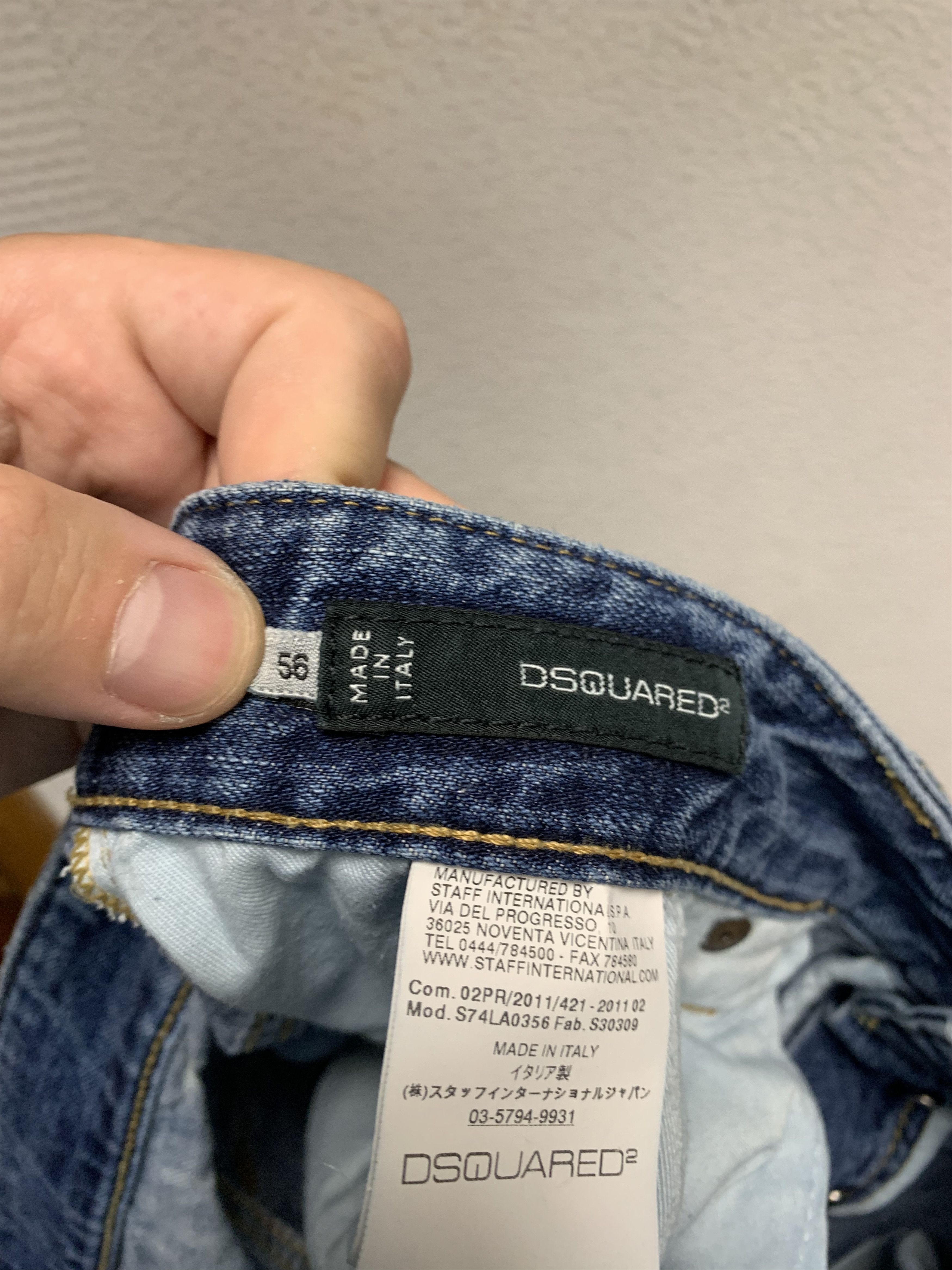 Dsquared2 Dsquared Dsquared2 denim jeans 56 size blue luxury Size US 30 / EU 46 - 12 Thumbnail