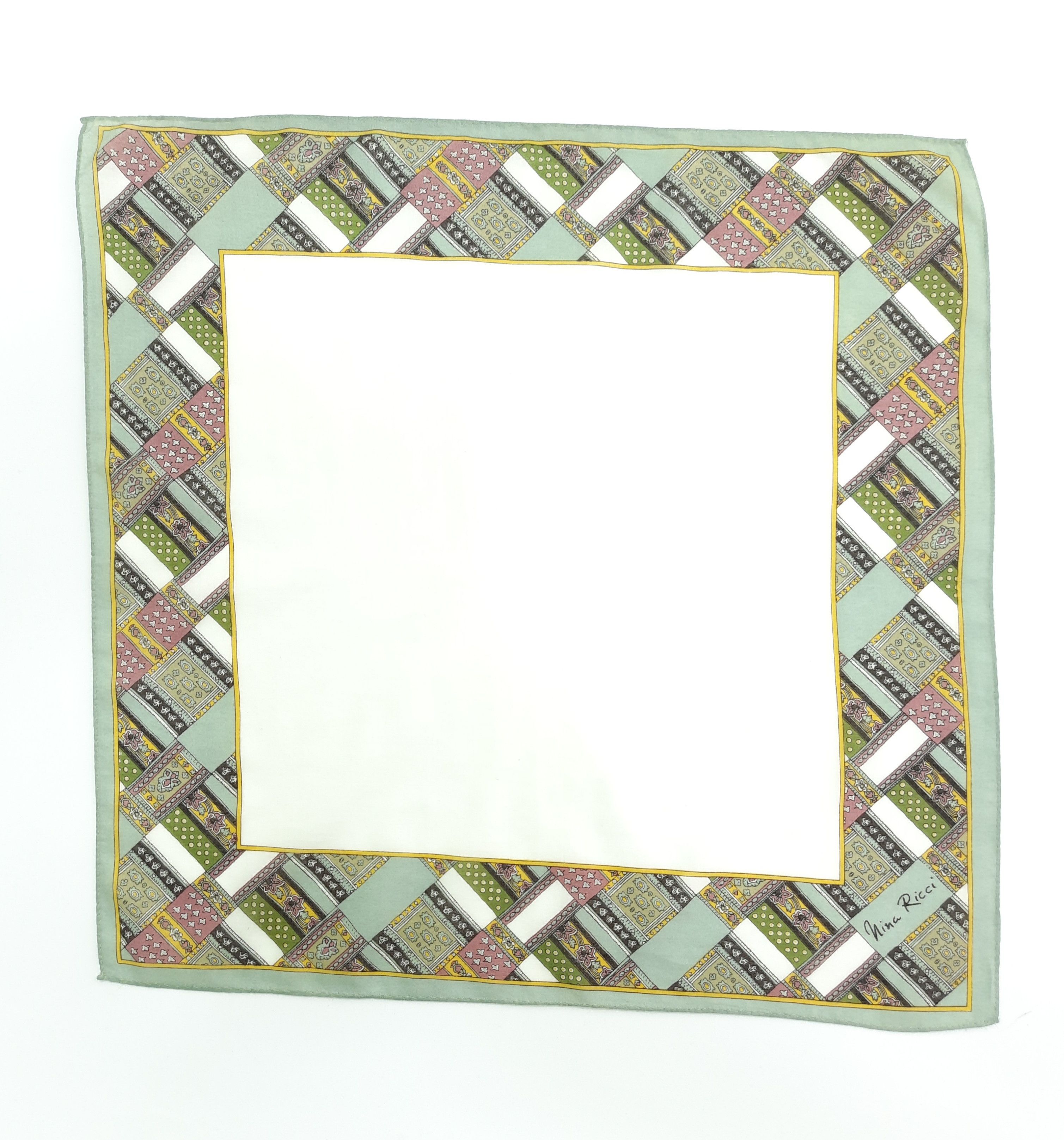 Vintage Nina Ricci Handkerchief / Neckerchief - HK321
