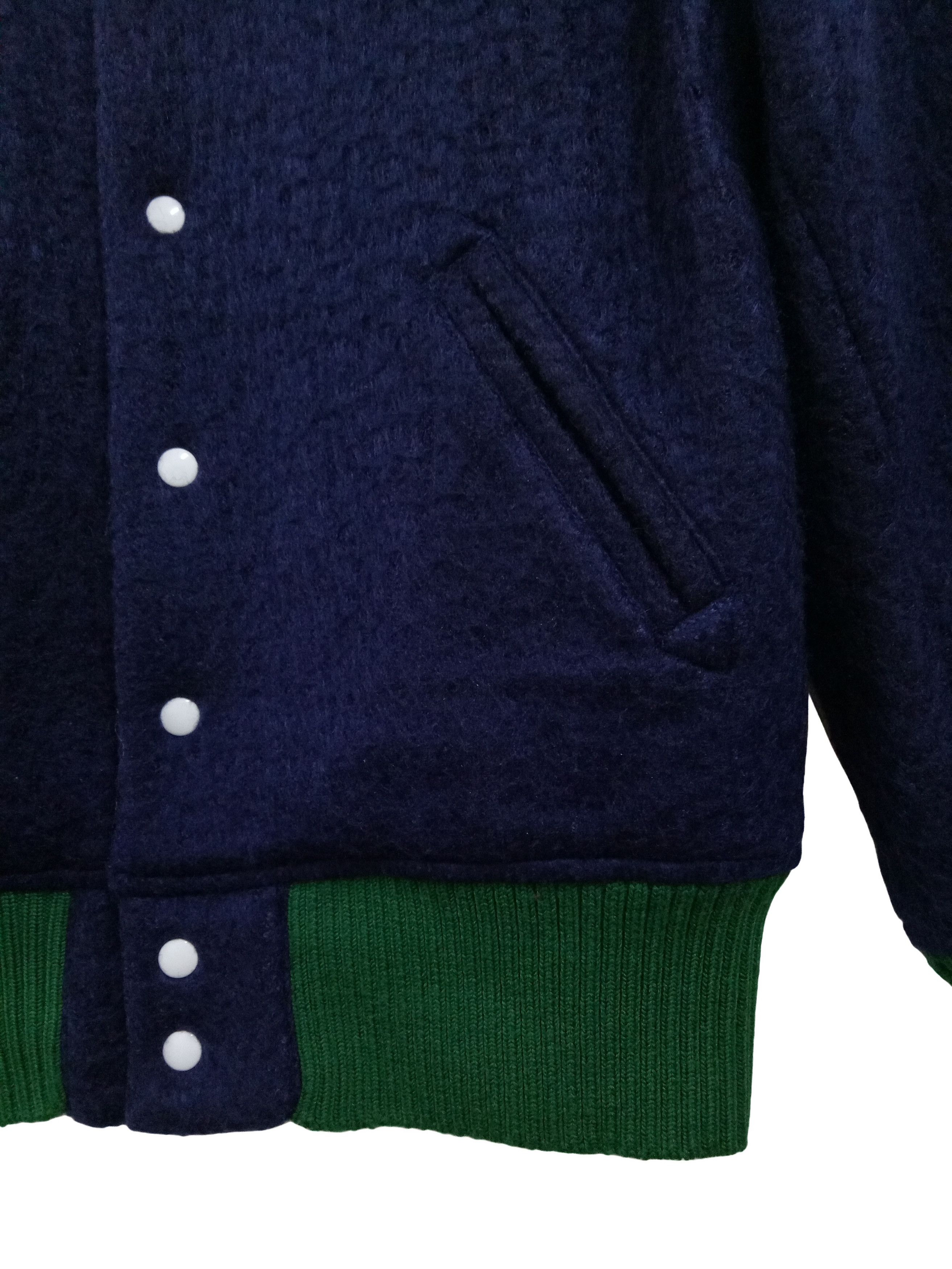 Blue Blue Japan 🔥🔥🔥HR MARKET Wool Snap Button Jacket Rare Design Size US L / EU 52-54 / 3 - 6 Thumbnail