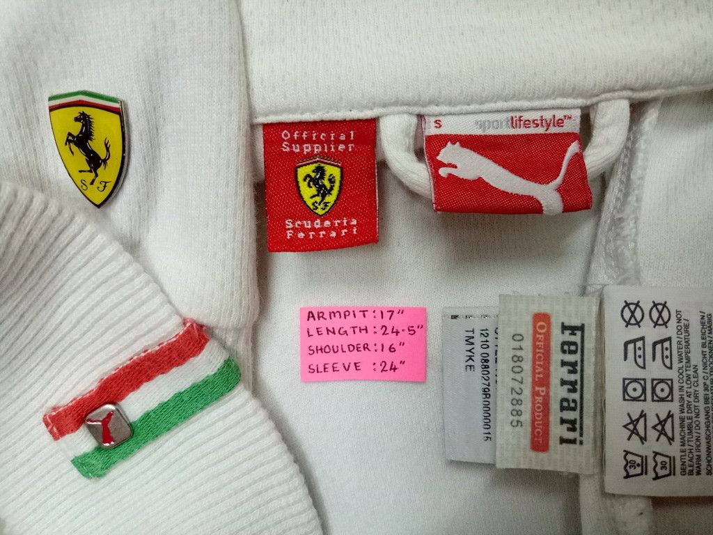 Ferrari × Puma 🔥🔥🔥Puma X Scuderia Ferrari Top Track Zip Up Jacket Size US S / EU 44-46 / 1 - 18 Thumbnail