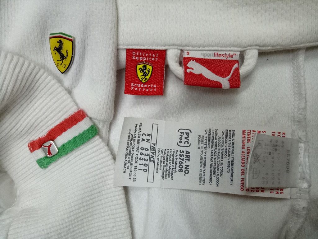Ferrari × Puma 🔥🔥🔥Puma X Scuderia Ferrari Top Track Zip Up Jacket Size US S / EU 44-46 / 1 - 13 Thumbnail