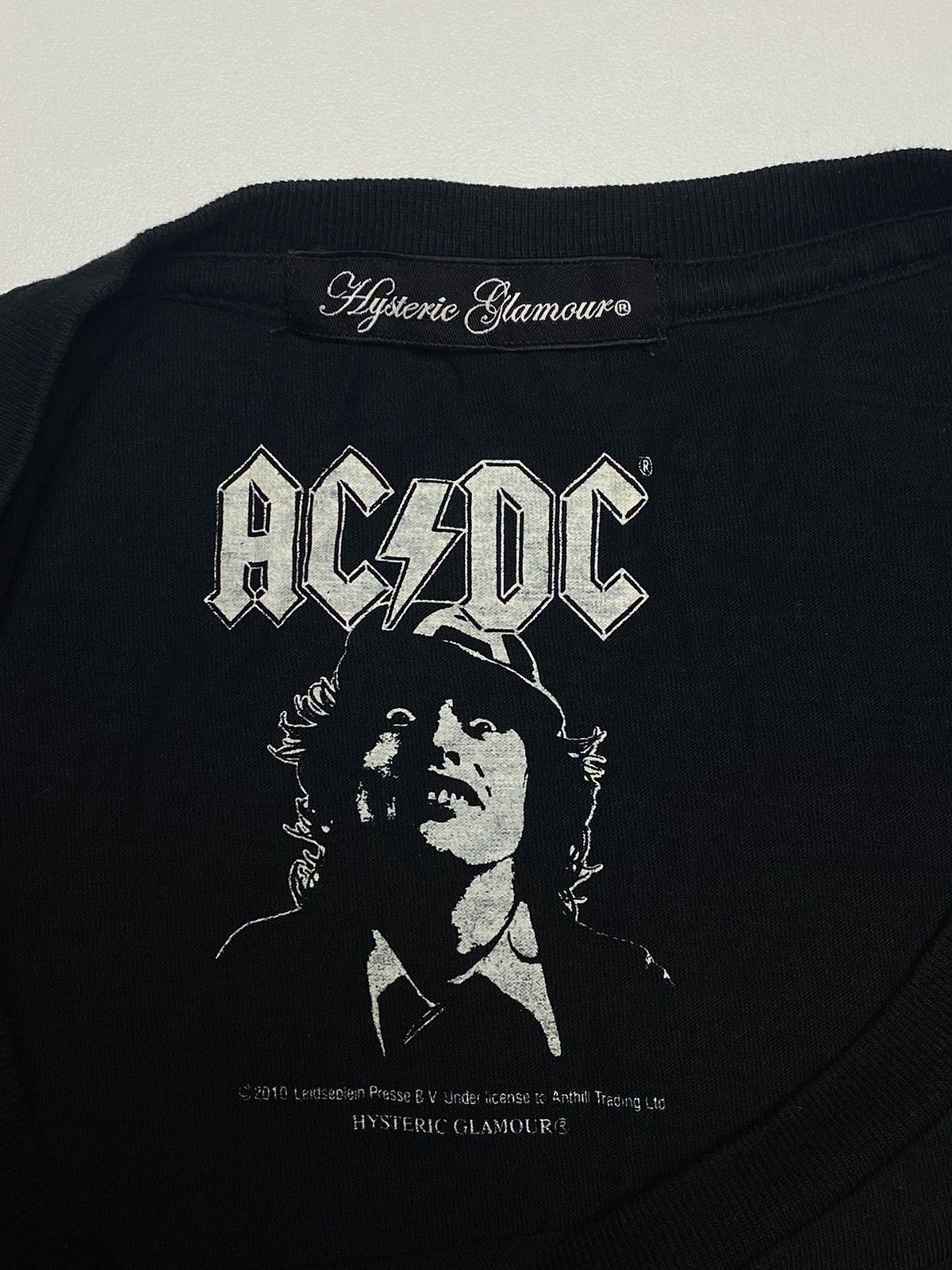 Band Tees 2010 Hysteric x ACDC - Guitar Solo Sleeveless Tank Top Size US M / EU 48-50 / 2 - 4 Thumbnail