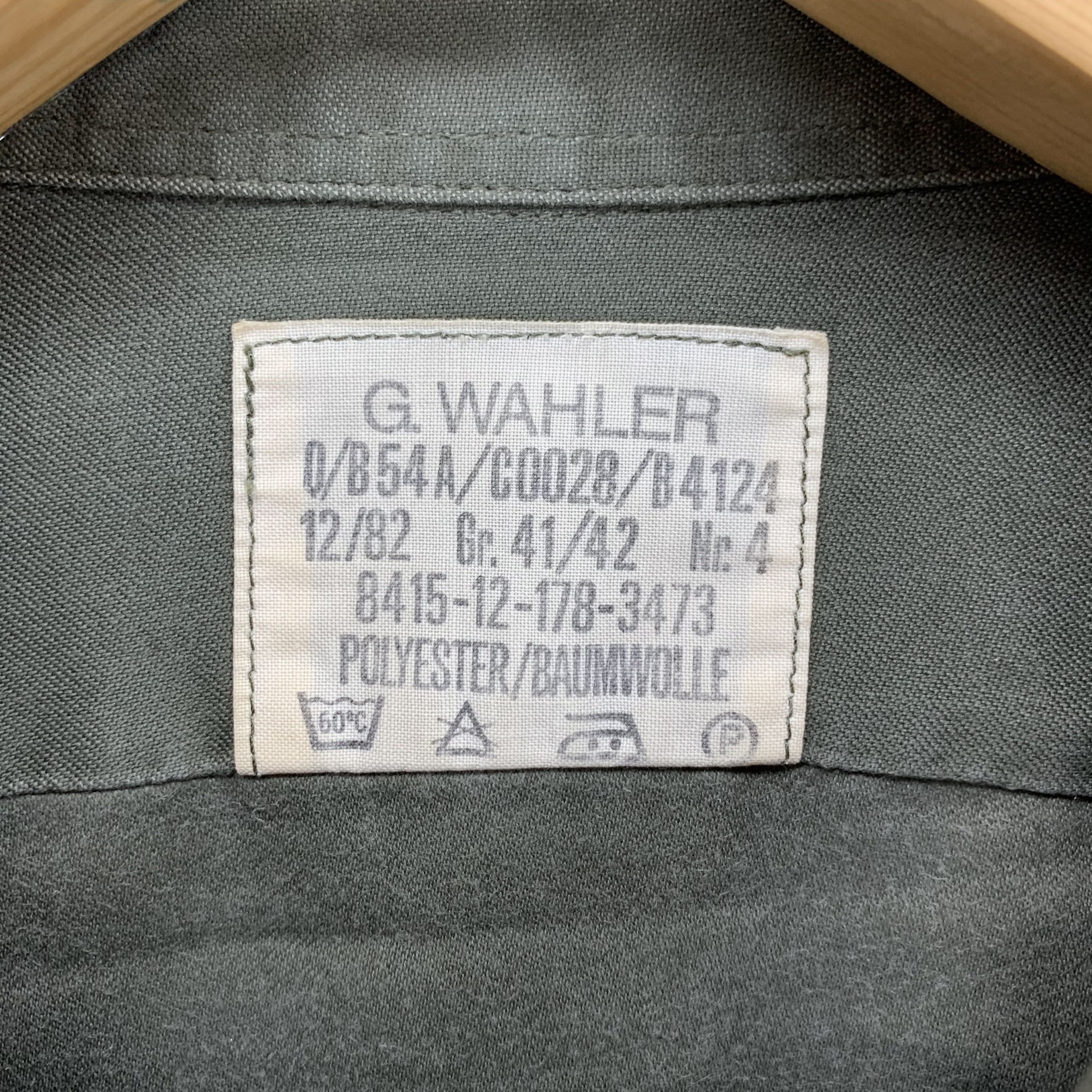 Vintage G. Wahler Military Uniform Jacket #3235-114 Size US L / EU 52-54 / 3 - 5 Thumbnail