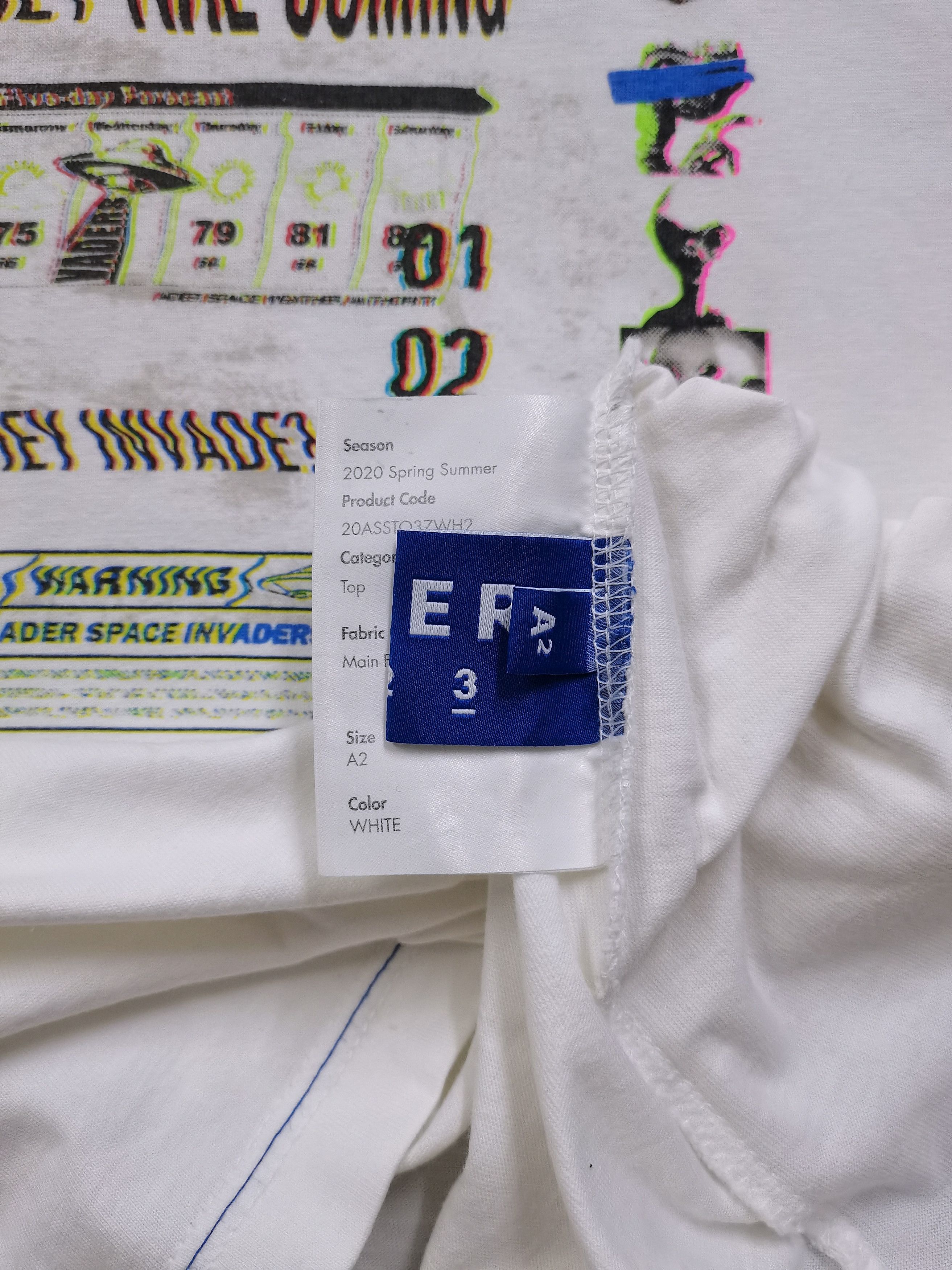 Ader Error 🔥Ader Error🔥Invaders Space Under UFO Attack T-shirt Rare Size US L / EU 52-54 / 3 - 12 Thumbnail