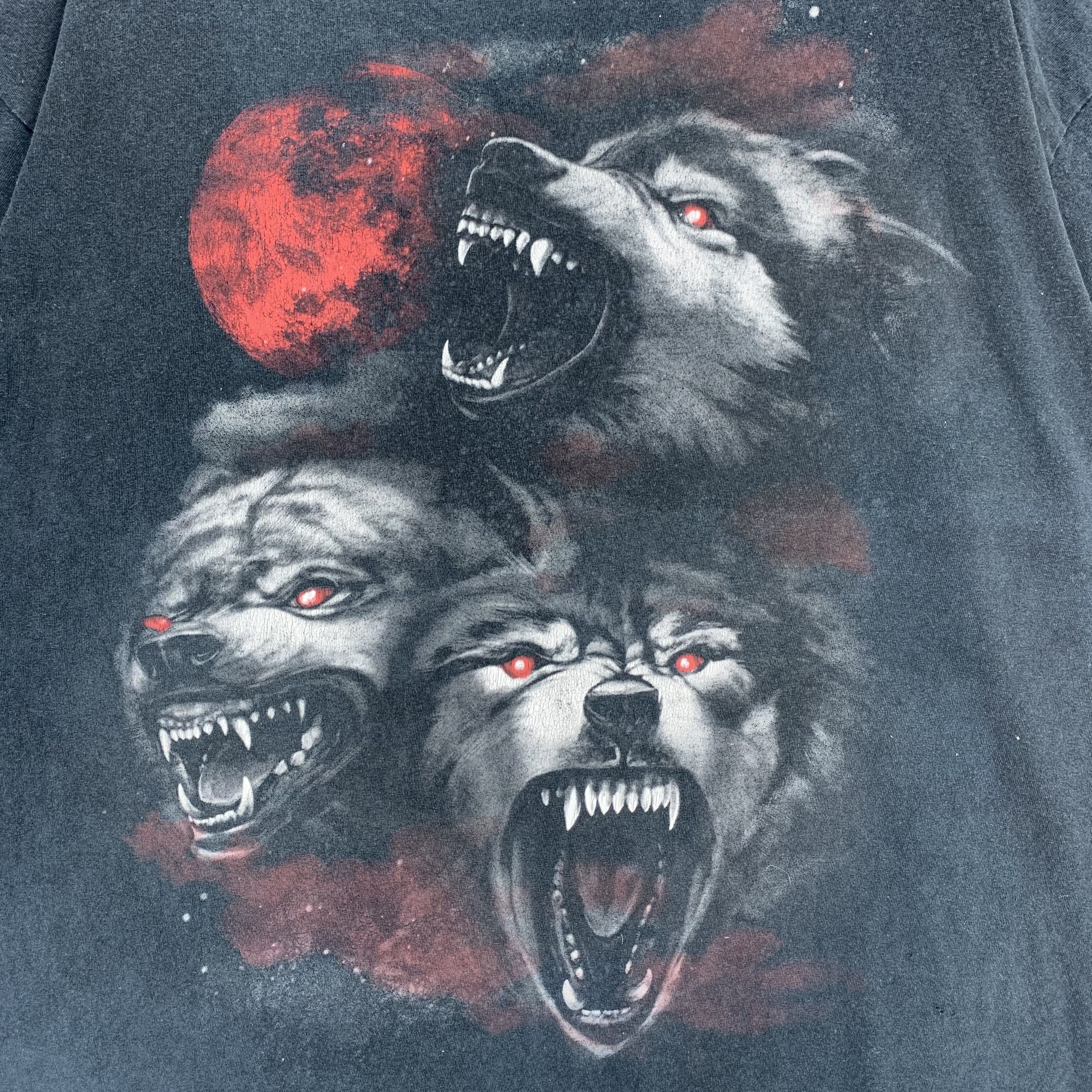 Vintage Vintage Werewolf Big Graphic Tees Size XXXL #3093-114 Size US XXL / EU 58 / 5 - 3 Thumbnail