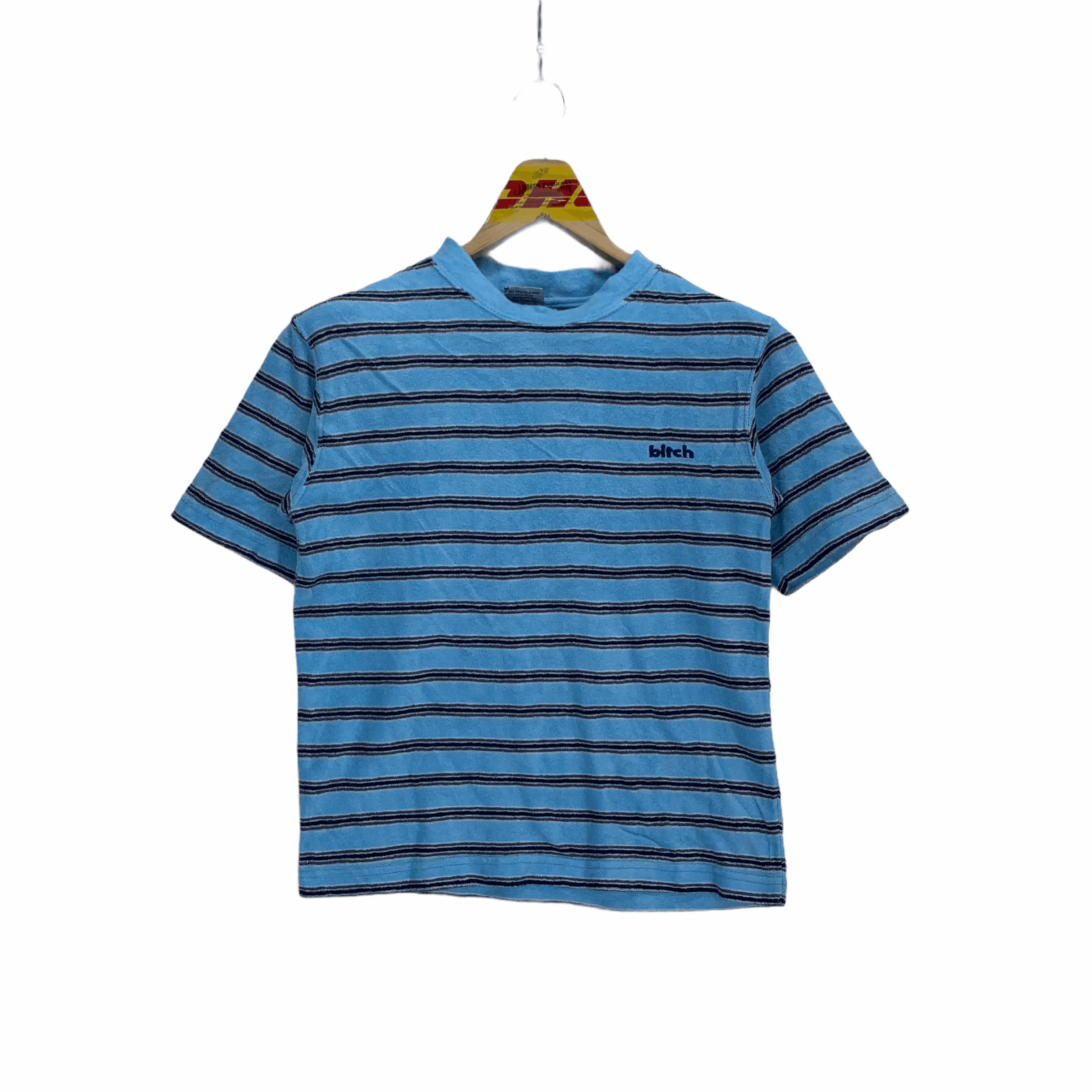 Vintage Bitch Skateboards Striped Fleece T Shirt #3113-114 Size M / US 6-8 / IT 42-44 - 1 Thumbnail