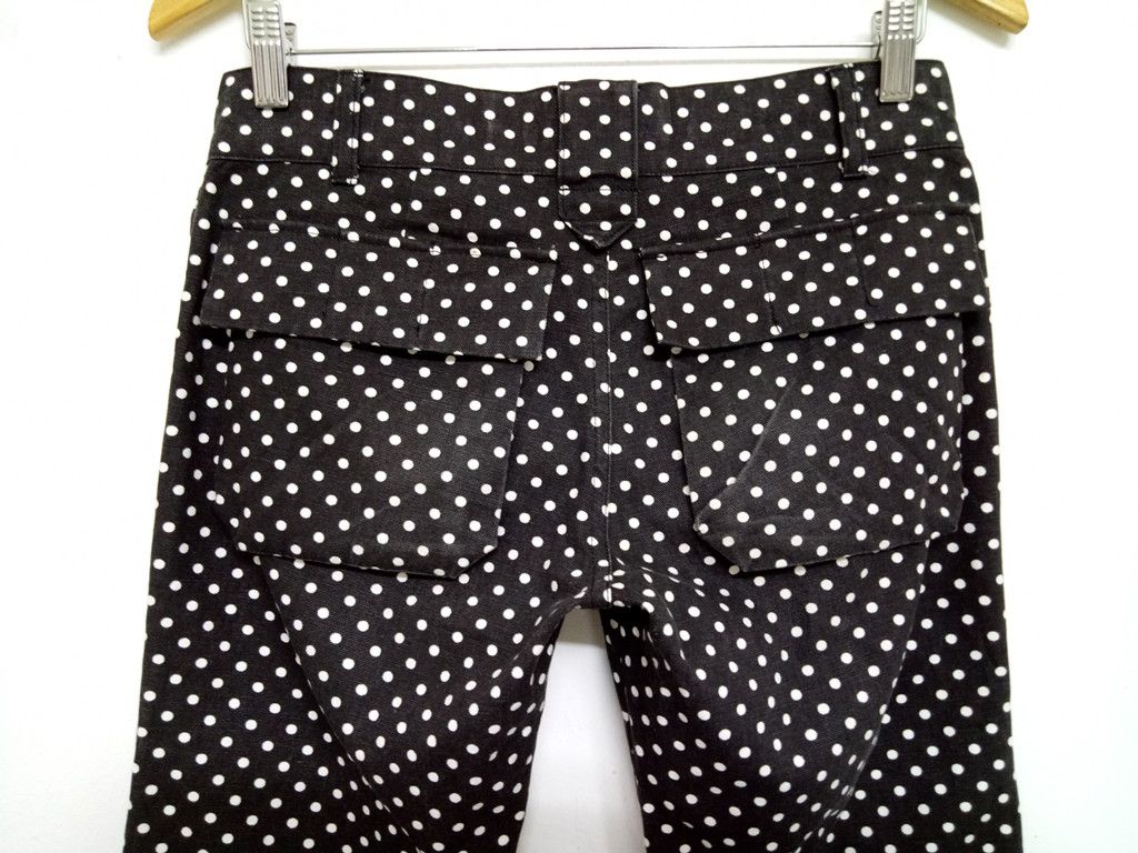 CABANE de ZUCCa 🔥🔥🔥Cabane De Zucca Polkadot Punk Rock Fashion Pants Rare Size US 31 - 9 Thumbnail